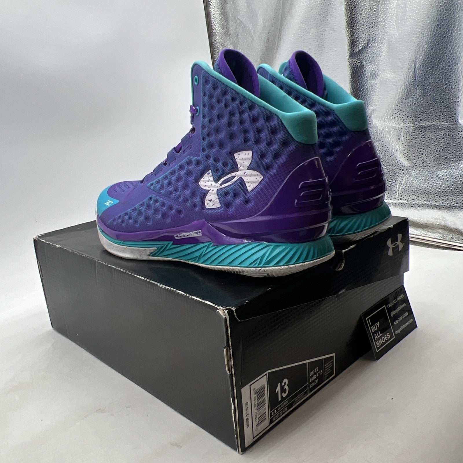 Size 13 - Under Armour Curry 1 Father to Son (1258723-478)