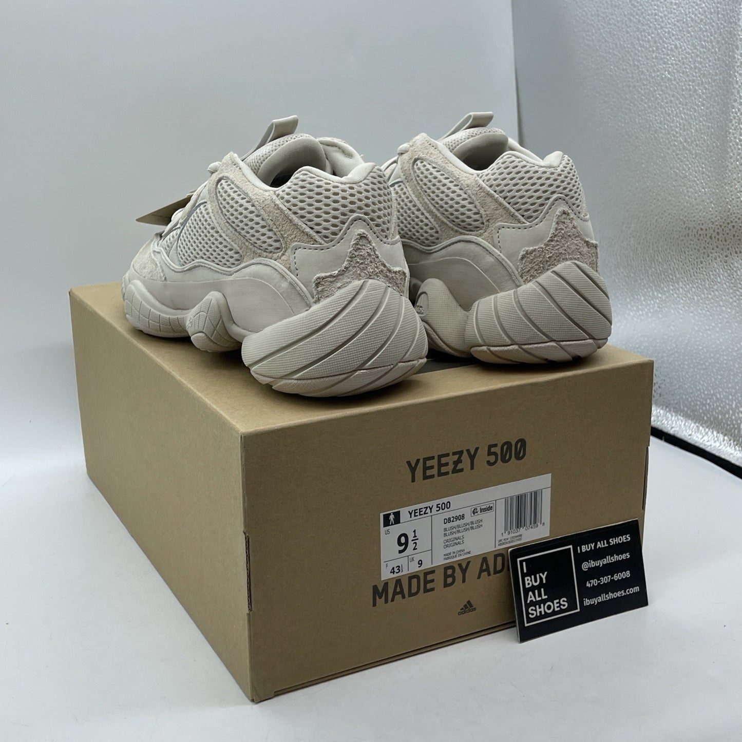 Size 9.5 - adidas Yeezy 500 Blush Tan Suede Leather (DB2908)