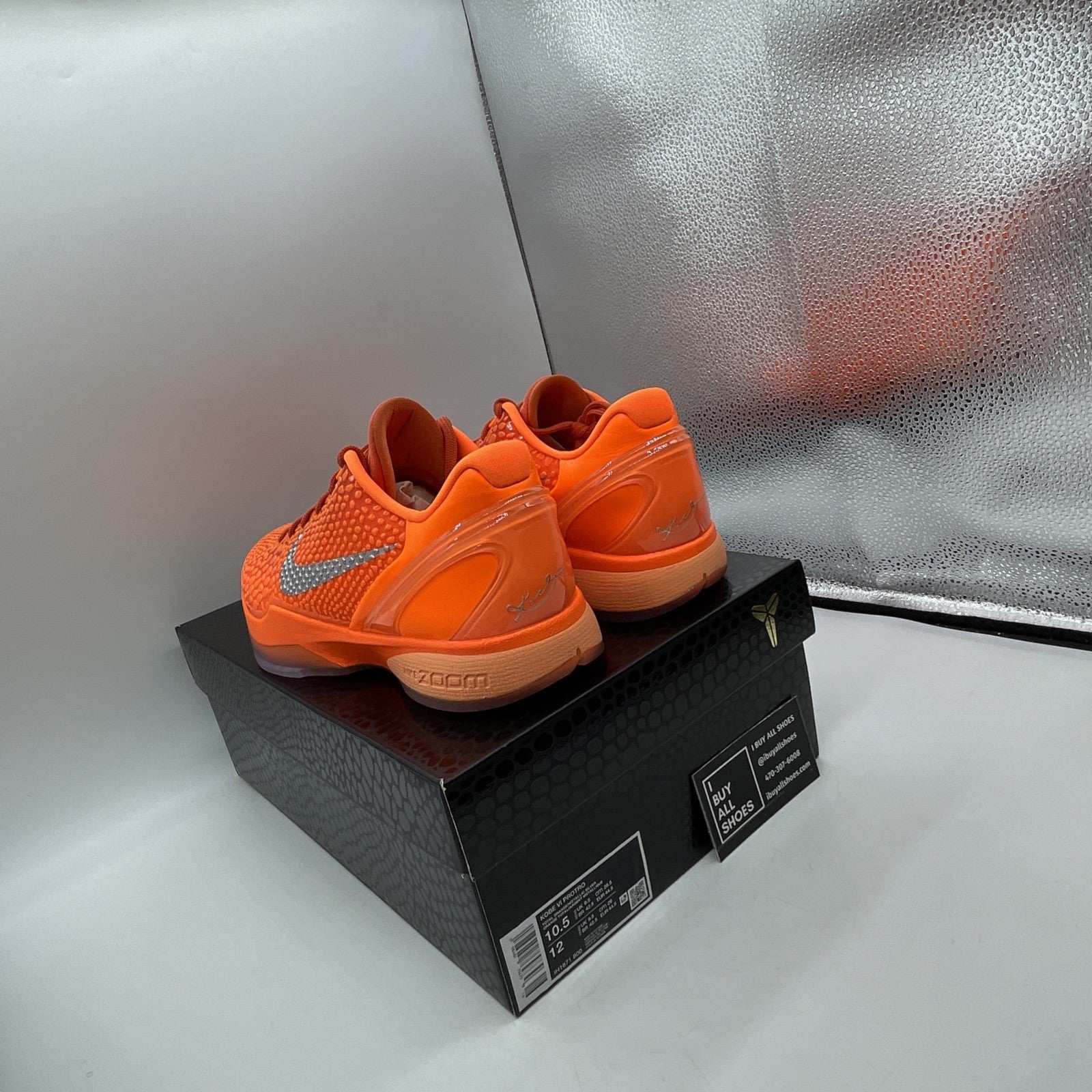 Size 10.5 - Nike Zoom Kobe 6 Protro Total Orange Leather (IH1871-800)