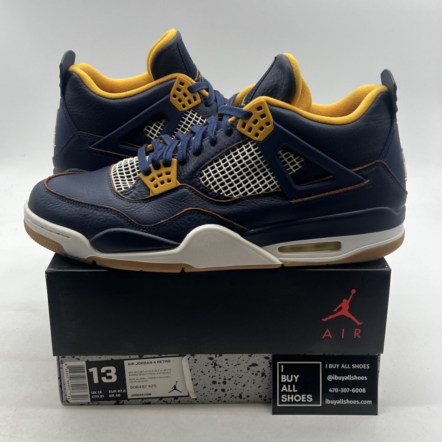 Size 13 - Air Jordan 4 Retro Dunk From Above (308497-425)