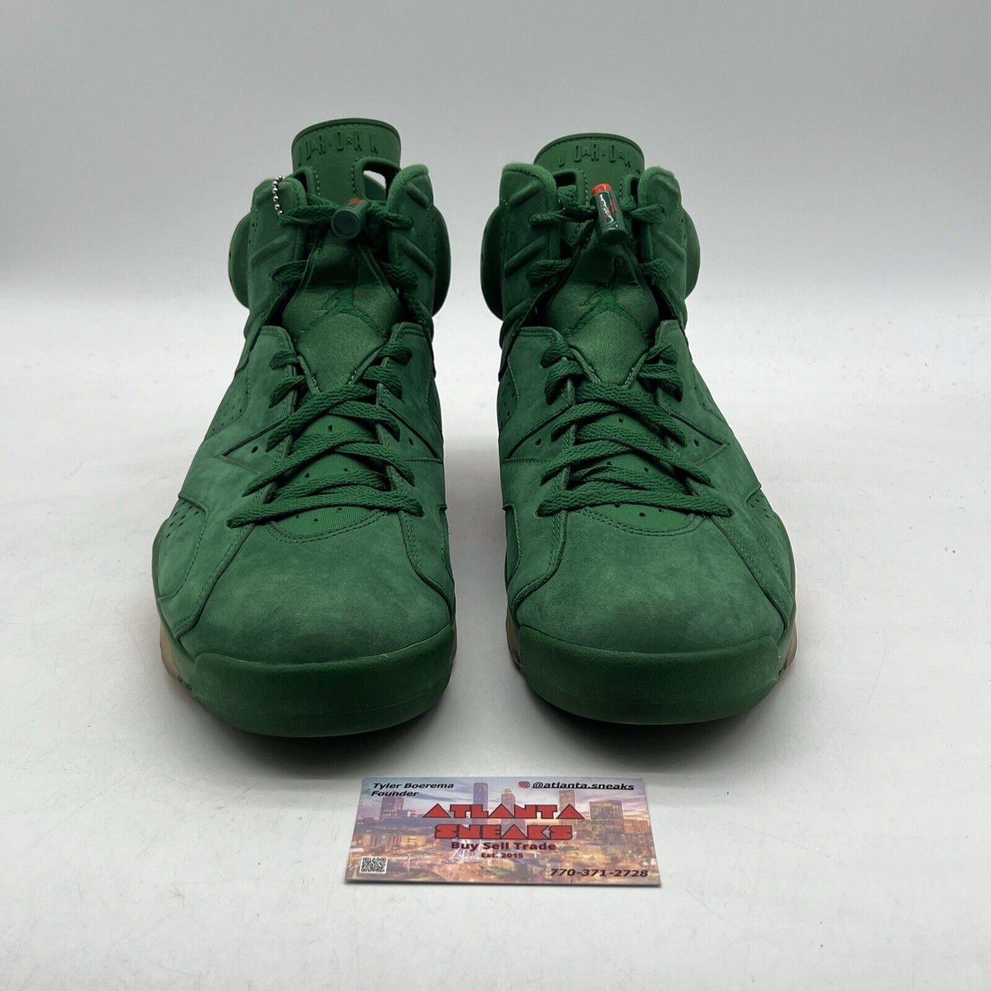 Size 13 - Air Jordan 6 Retro NRG Green Suede Gatorade (AJ5986-335)