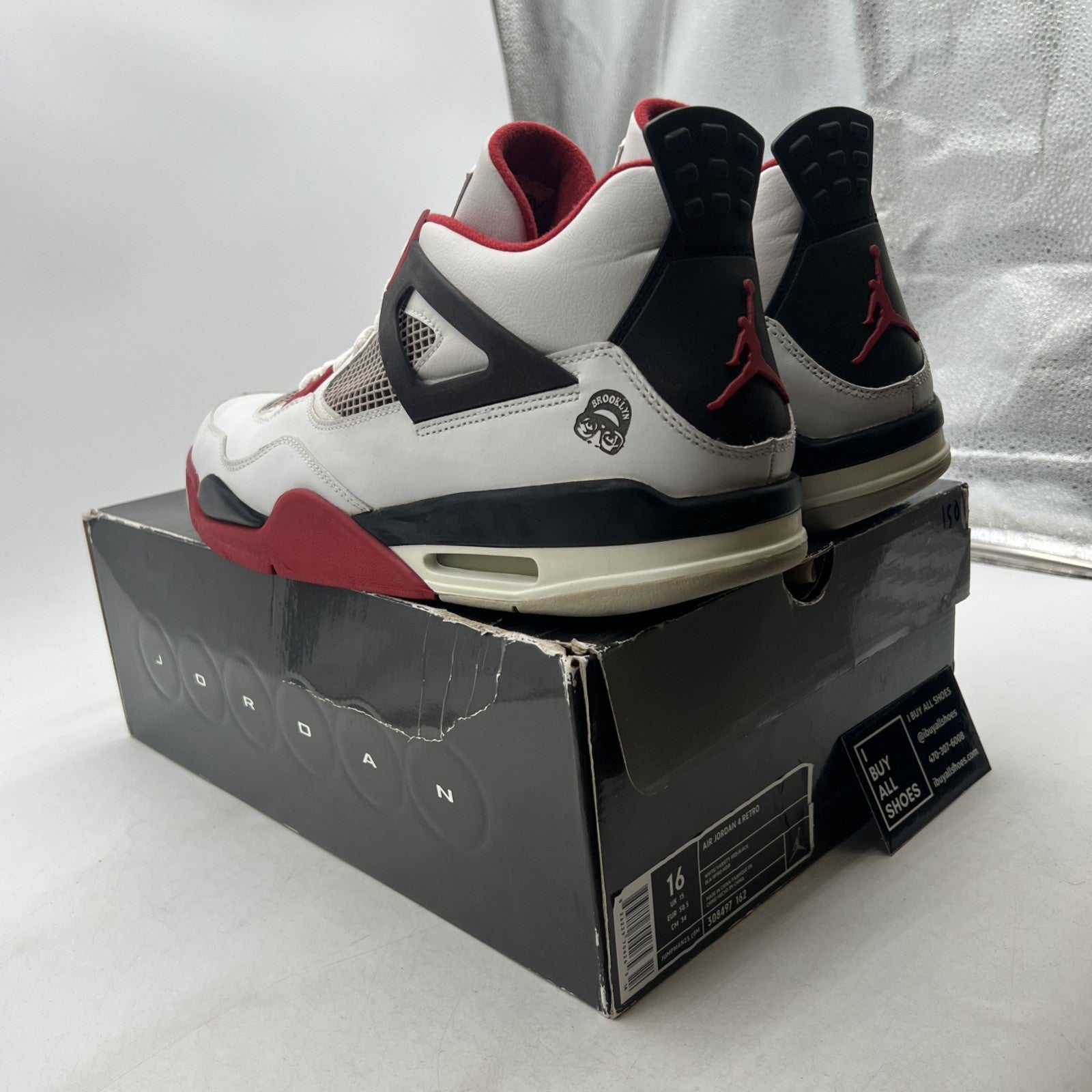 Size 16 - Air Jordan 4 Retro Mars Blackmon (308497-162)