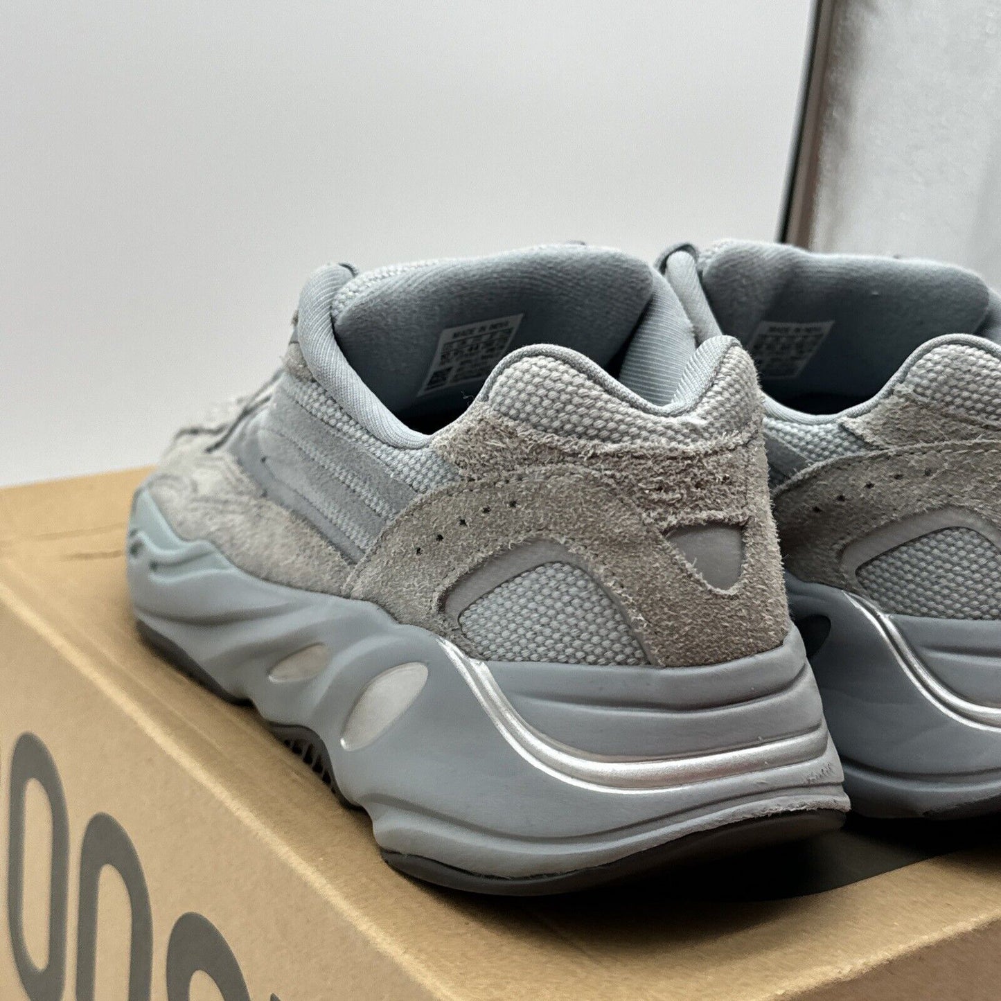 Size 10 - Yeezy Boost 700 V2 Hospital Blue Icy 🥶 3m Grey Unc Thick Suede Canvas