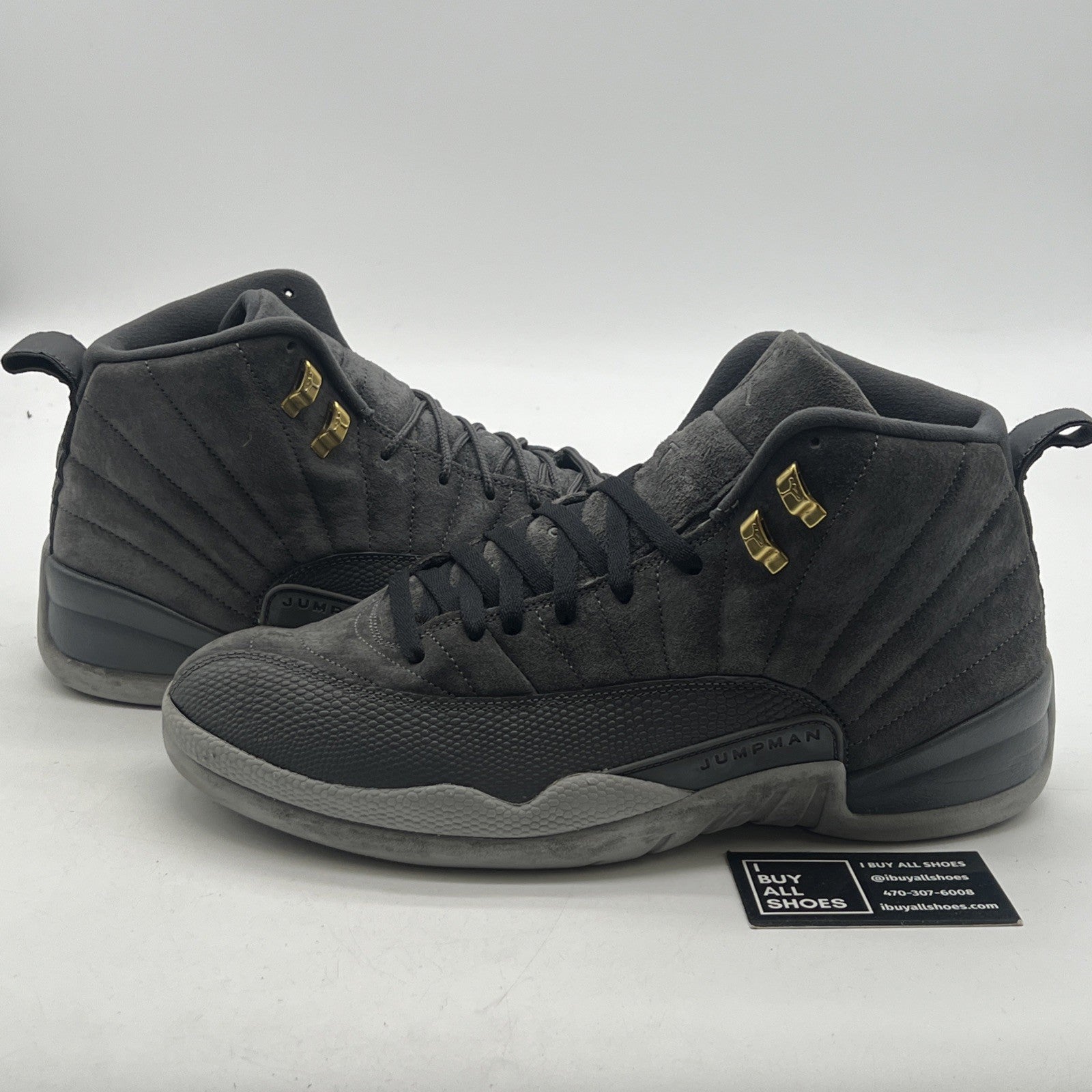 Size 13 - Air Jordan 12 Retro Dark Grey (130690-005)