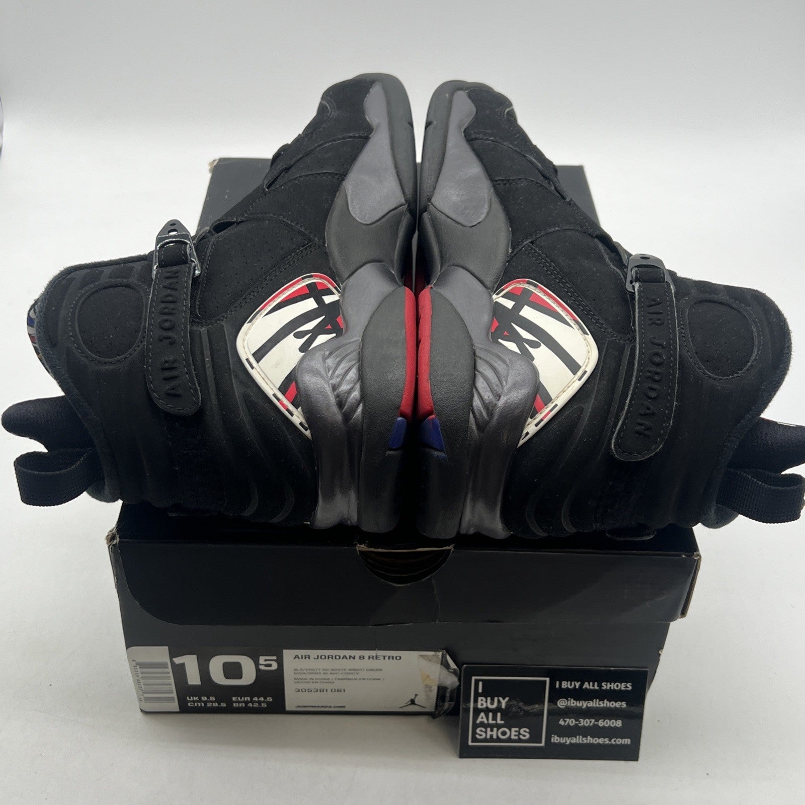 Size 10.5 - Air Jordan 8 Retro 2013 Playoff (305381-061)