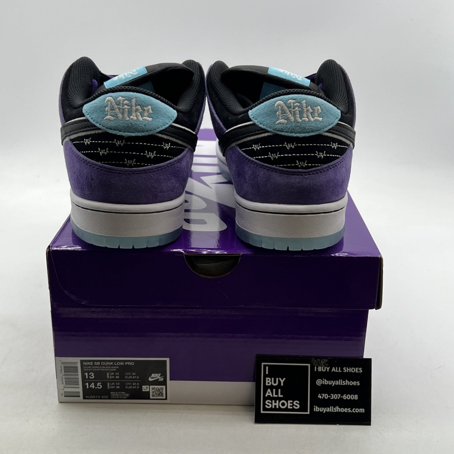 Size 13 - Nike Hayley Wilson x Dunk SB Low Court Purple (HJ0513-500)