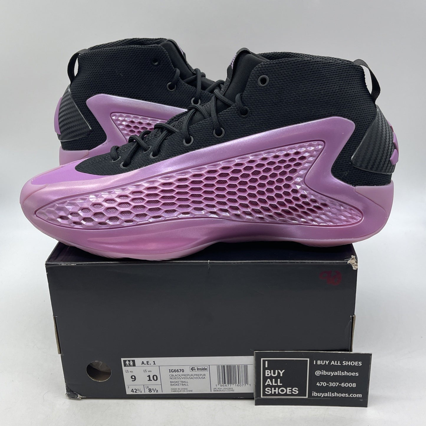 Size 9 - Adidas AE 1 Light Purple (IG6670)