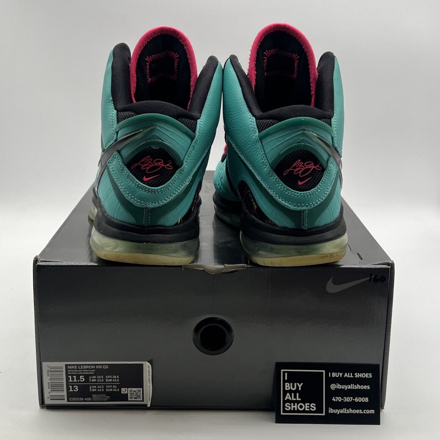 Size 11.5 - Nike LeBron 8 Retro 2021 Pre-Heat (CZ0328-400)
