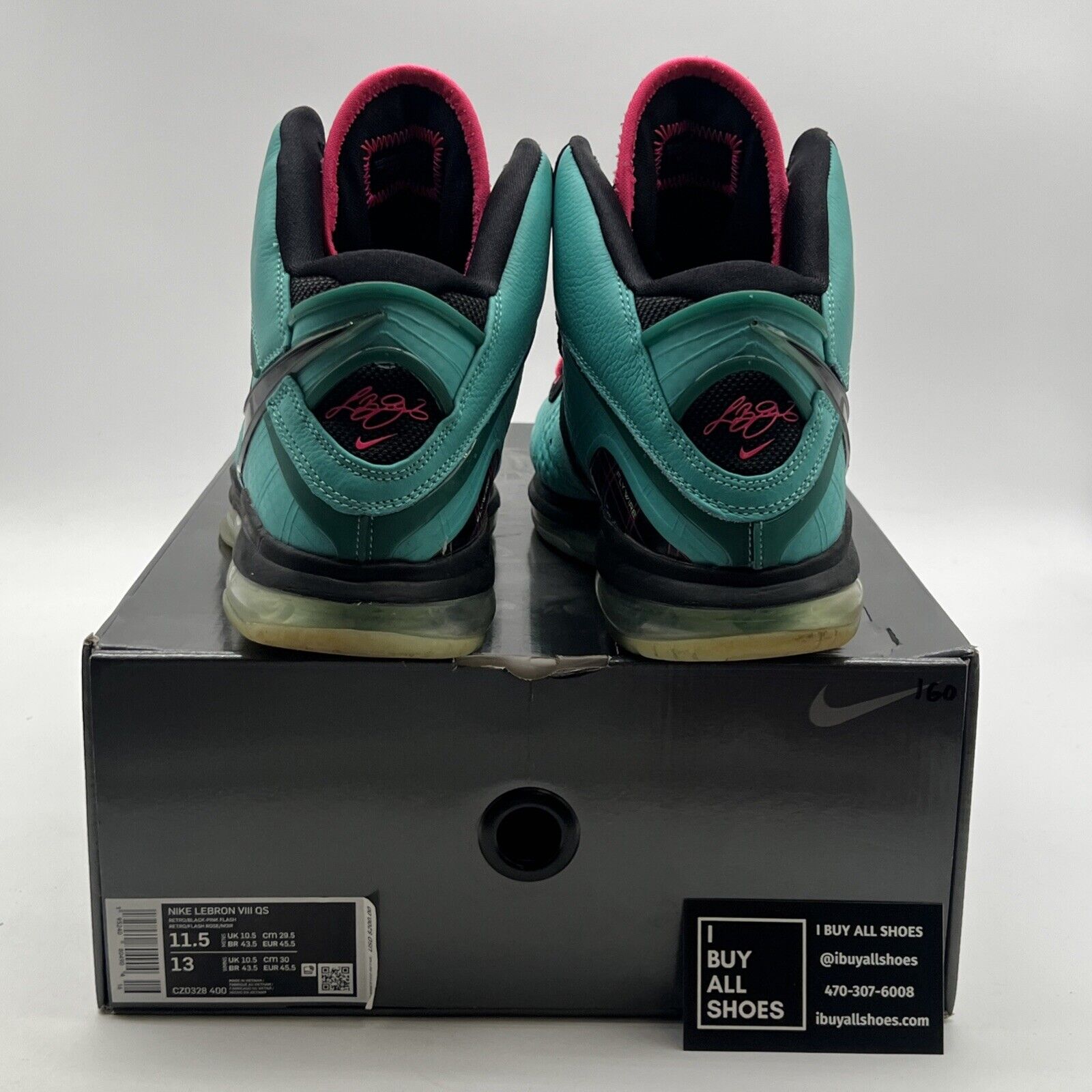 Size 11.5 - Nike LeBron 8 Retro 2021 Pre-Heat (CZ0328-400)