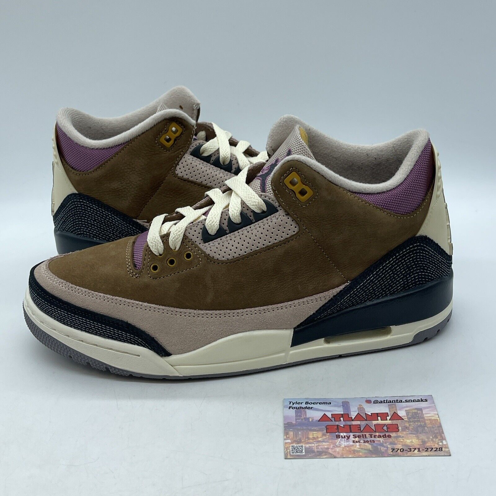 Size 9.5 - Air Jordan 3 Retro SE Winterized Black White Brown (DR8869-200)