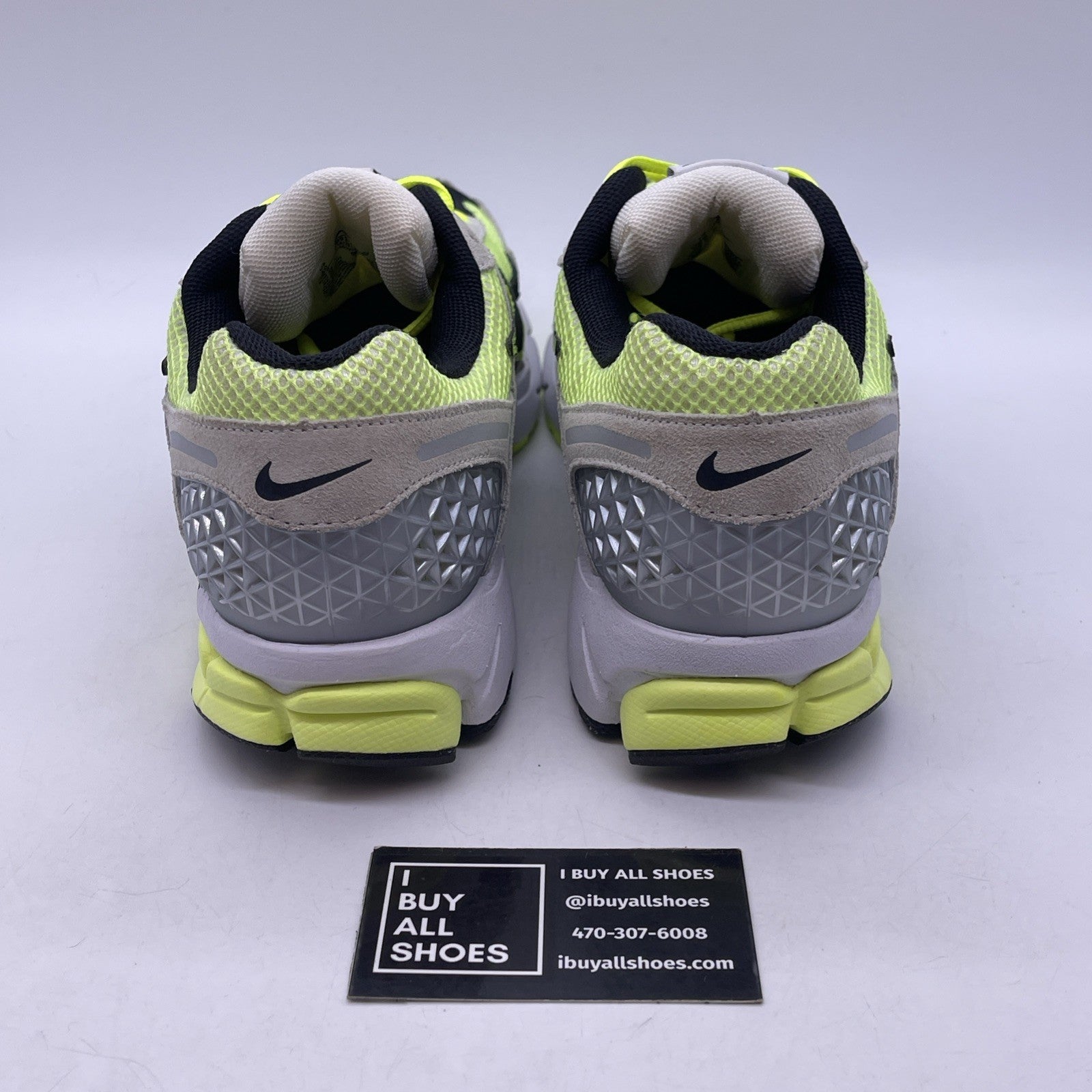 Size 10 - Nike Air Zoom Vomero 5 Life Lime Grey Black Suede Leather (FB9149-701)