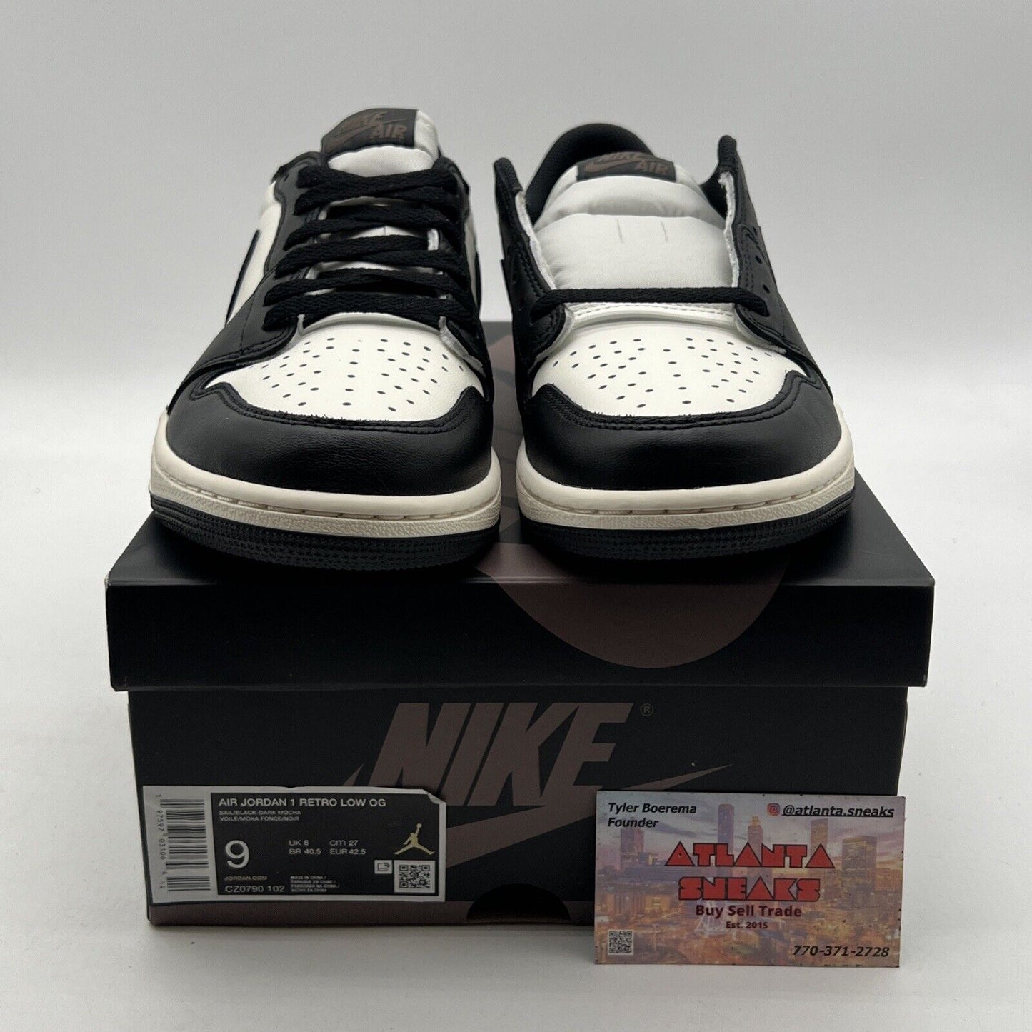 Size 9 - Air Jordan 1 Retro OG Low Mocha (CZ0790-102)