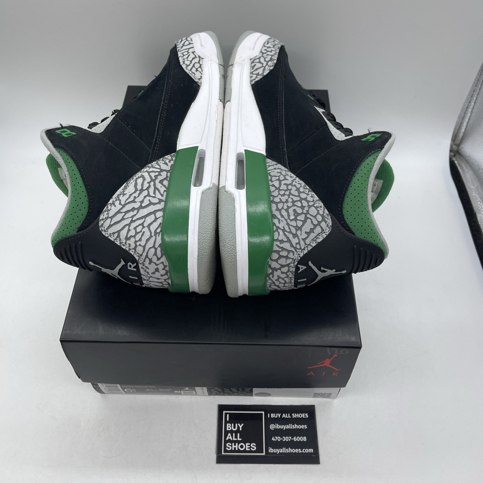Size 6.5Y - Air Jordan 3 Retro Mid Pine Green (398614-030)