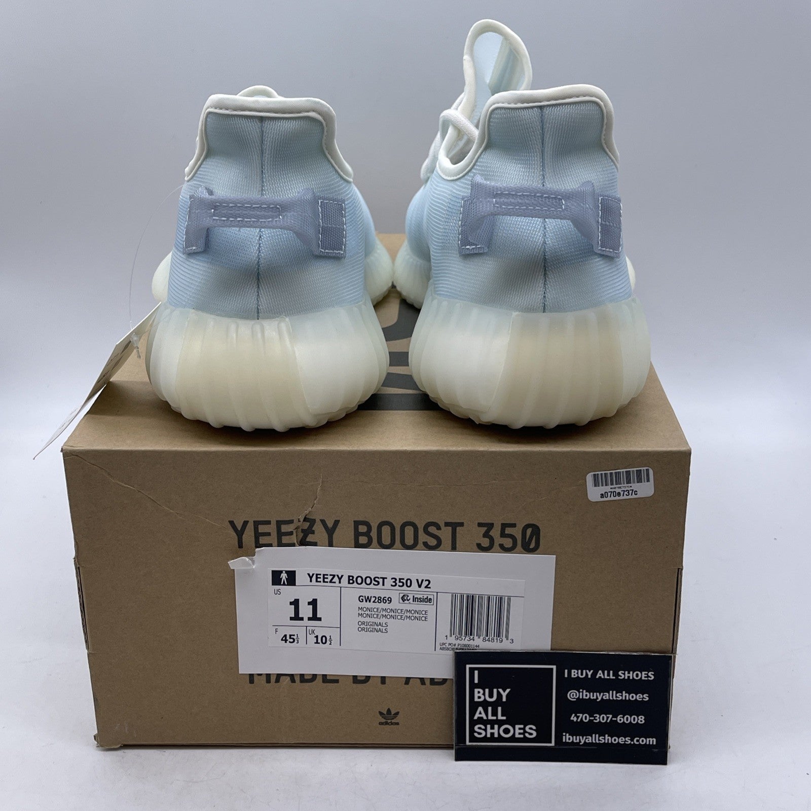 Size 11 - adidas Yeezy Boost 350 V2 Mono Ice (GW2869)