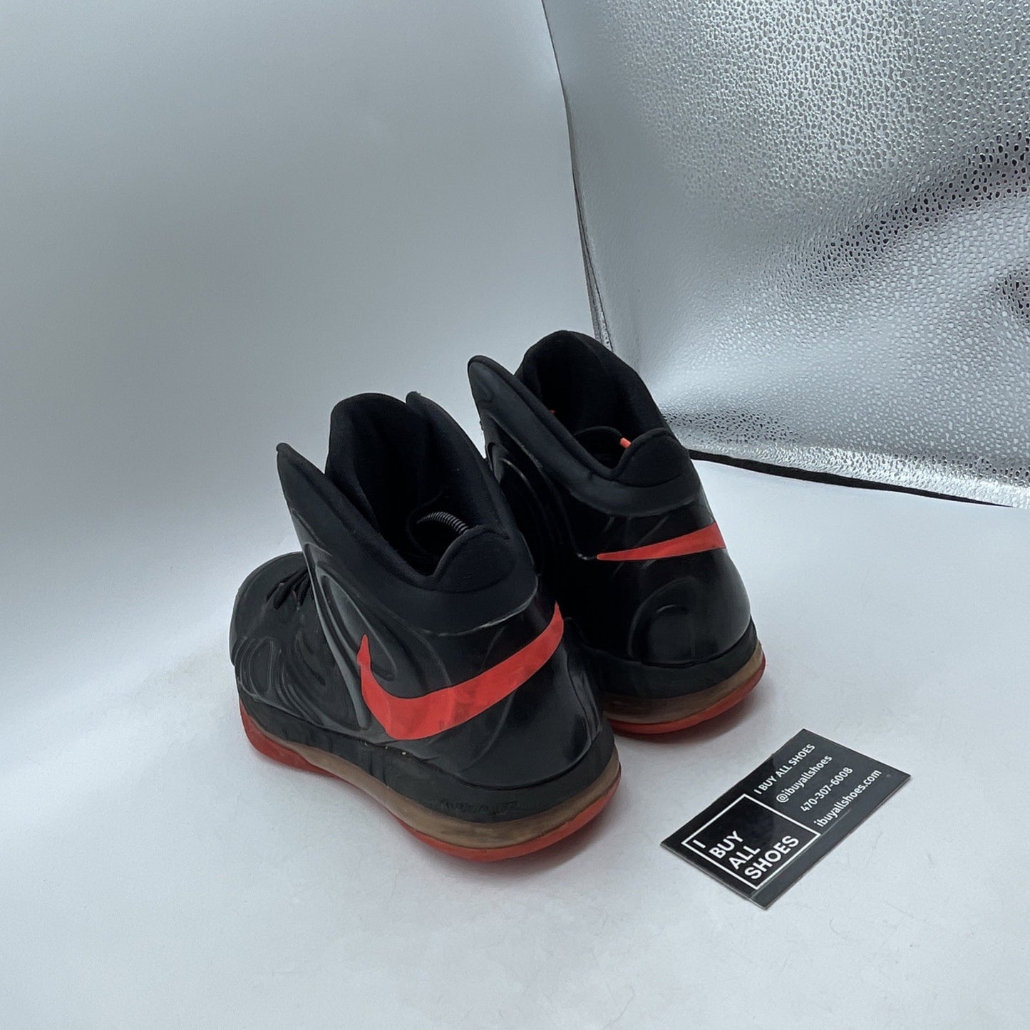 Size 8.5 - Nike Air Max Hyperposite Black Crimson (524862-002)
