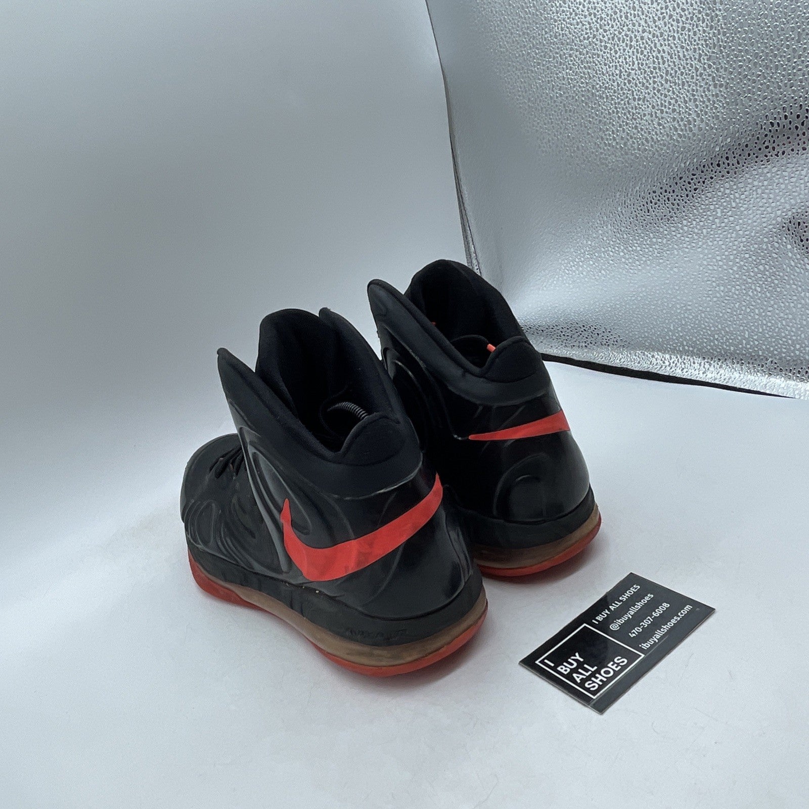 Size 8.5 - Nike Air Max Hyperposite Black Crimson (524862-002)