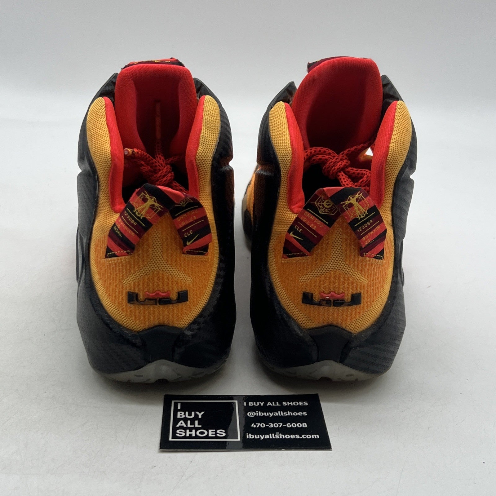 Size 13 - Nike LeBron 12 CLE - (684593-830)