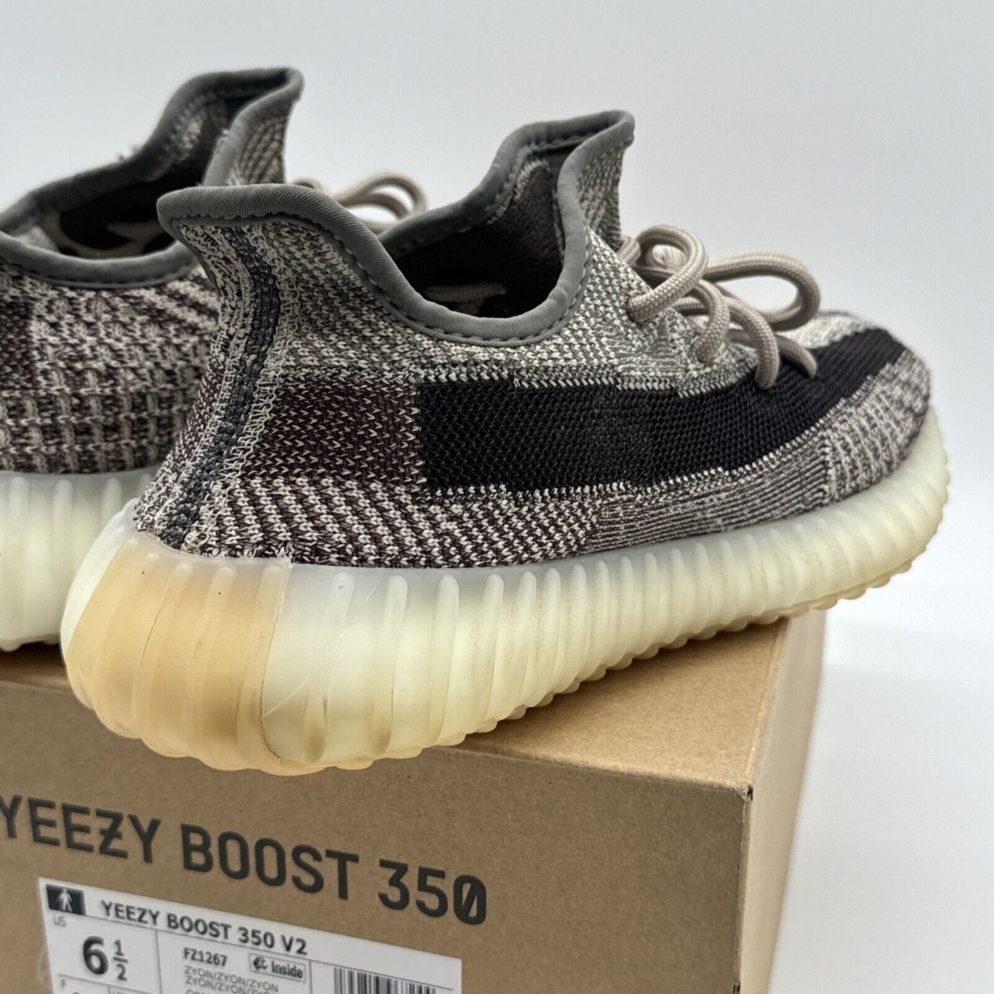 Size 6.5 - adidas Yeezy Boost 350 V2 Low Zyon Brown Grey Boost Kanye West