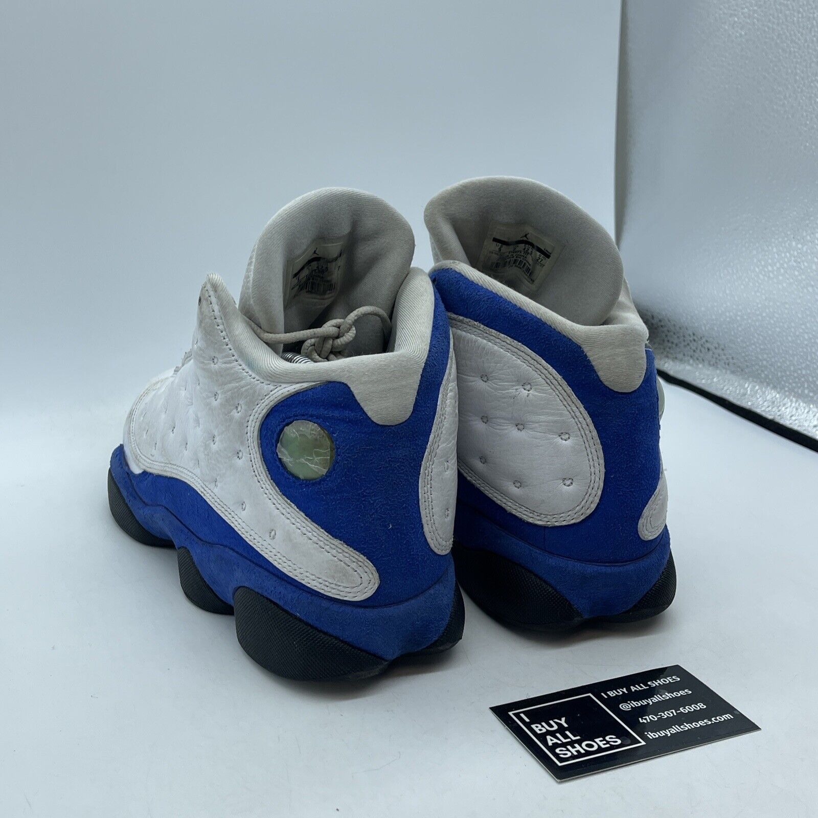 Size 9 - Air Jordan 13 Retro Hyper Royal White Black Blue Suede (414571-117)