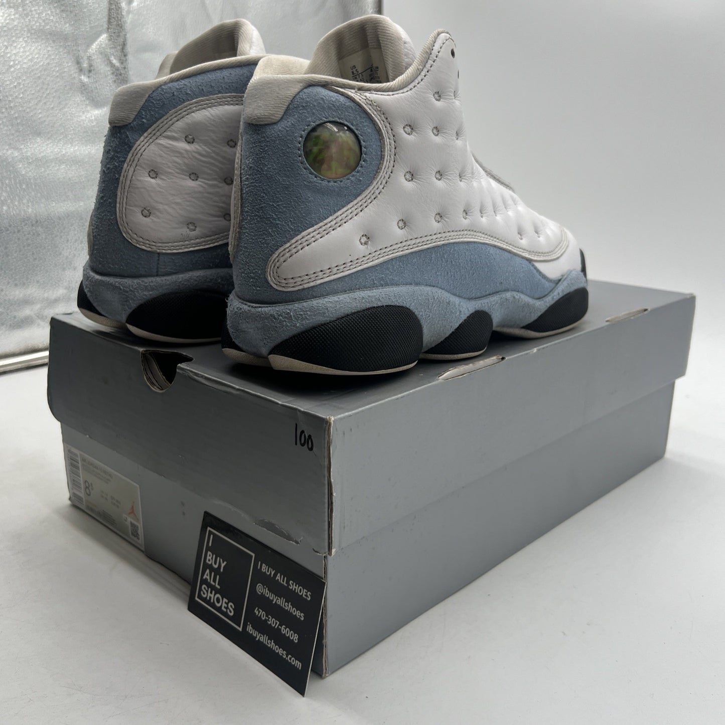 Size 8.5 - Air Jordan 13 Retro Blue Grey (414571-170)