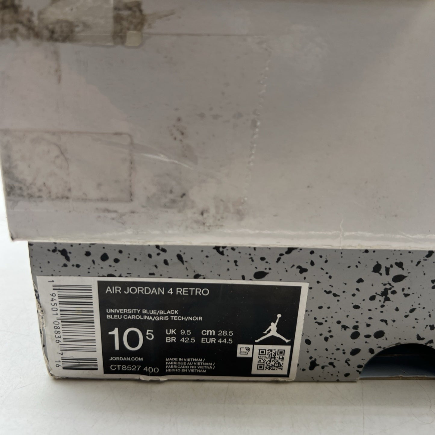Size 10.5 - Air Jordan 4 Retro Mid University Blue (CT8527-400)