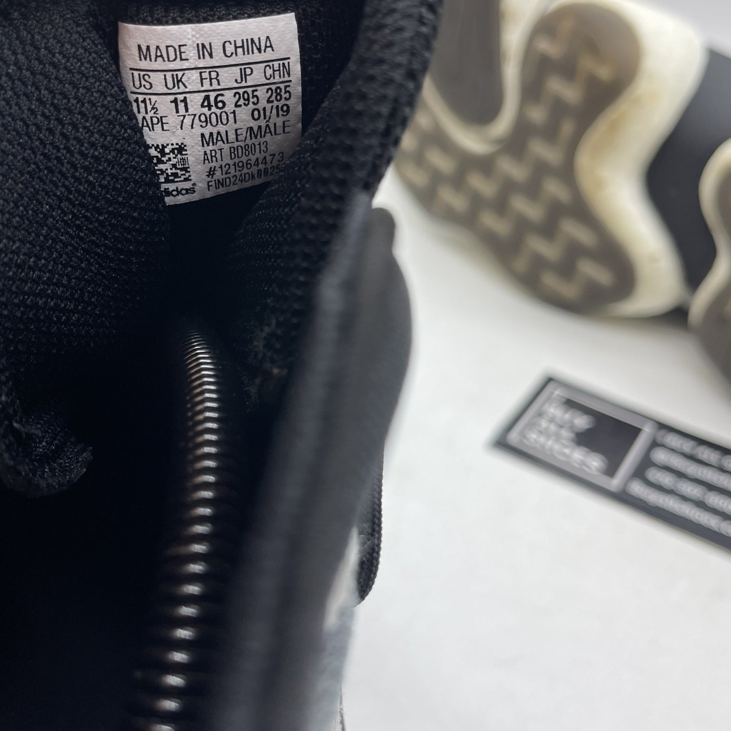 Size 11.5 - Adidas Crazy BYW Black Grey (BD8013)