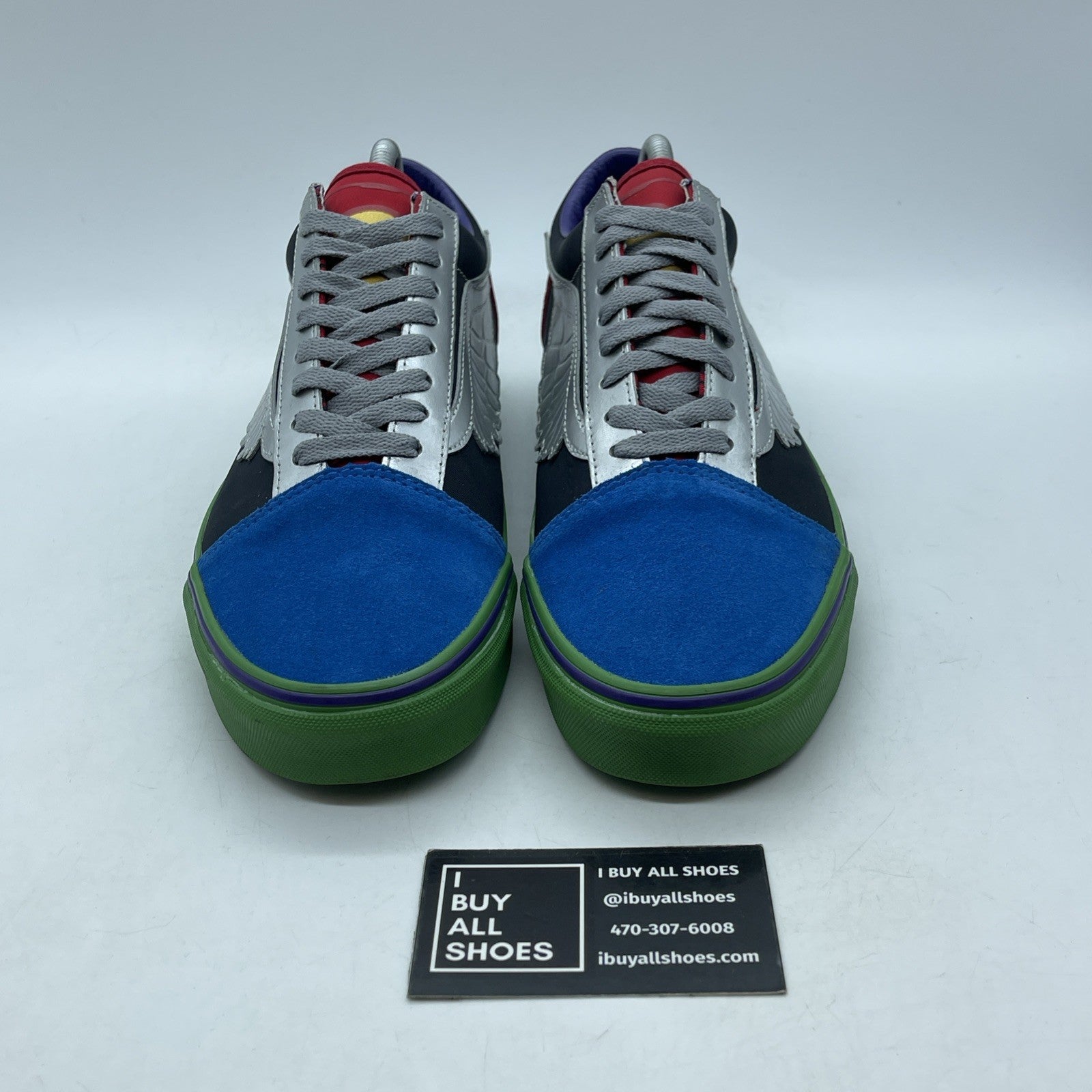Size 9 - Vans Marvel Avengers Old Skool Captain America Suede (721356)