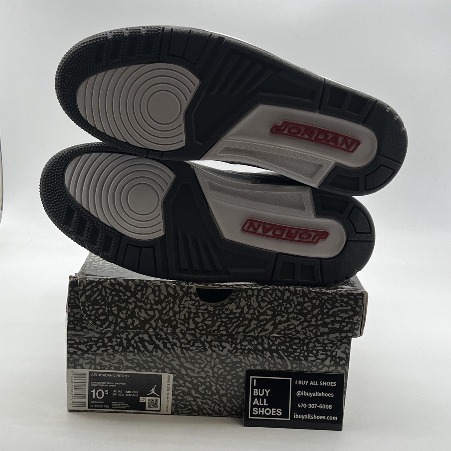 Size 10.5 - Air Jordan 3 Retro Mid Cool Grey (CT8532-012)