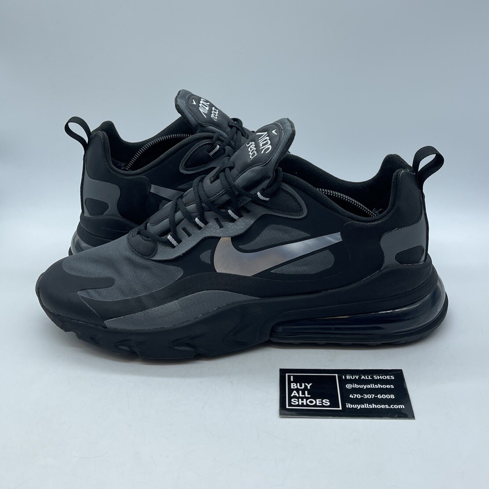 Size 12 - Nike Air Max 270 React WTR Waterproof Suede Leather (CD2049-001)