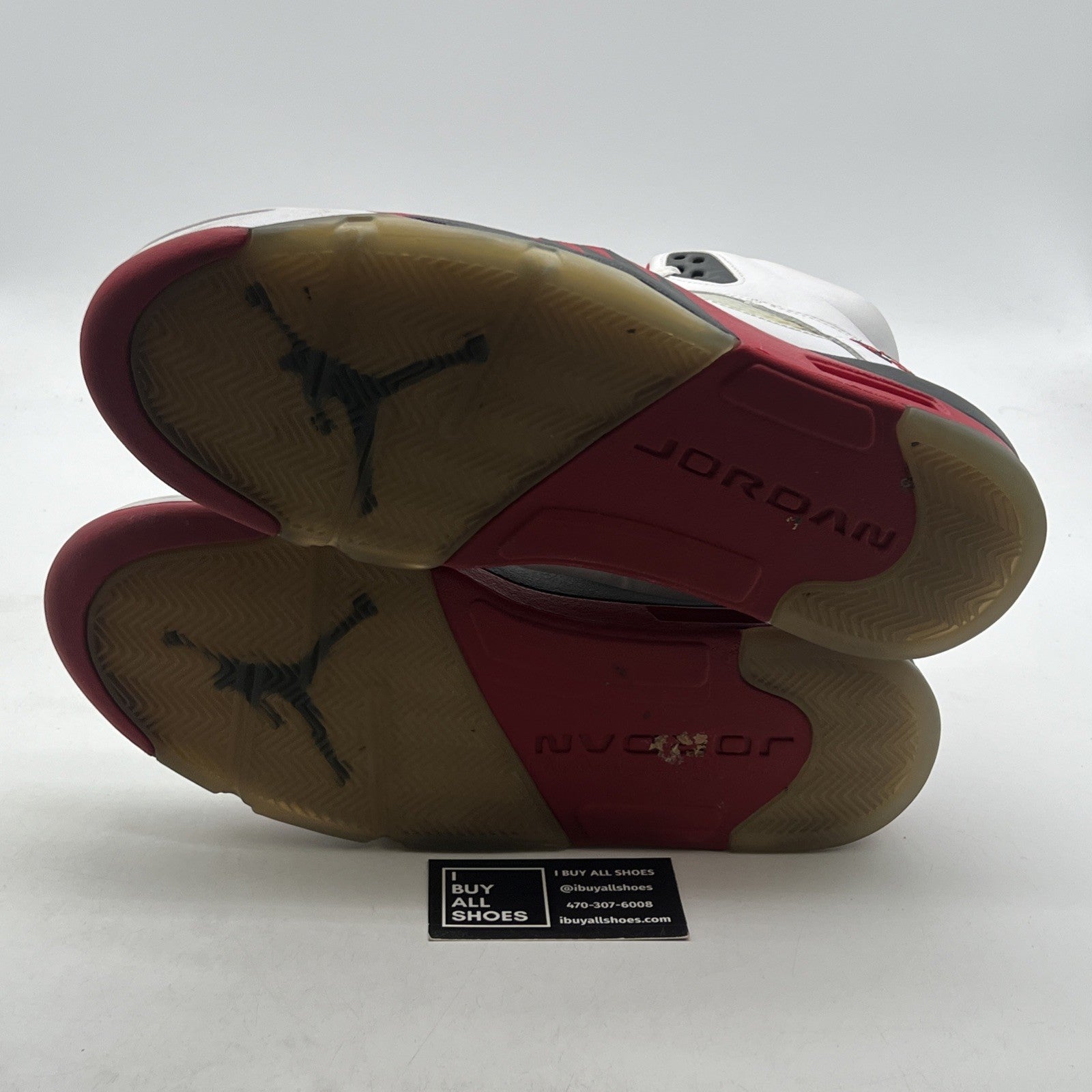 Size 13 - Air Jordan 5 Retro 2013 Fire Red 136027-120)