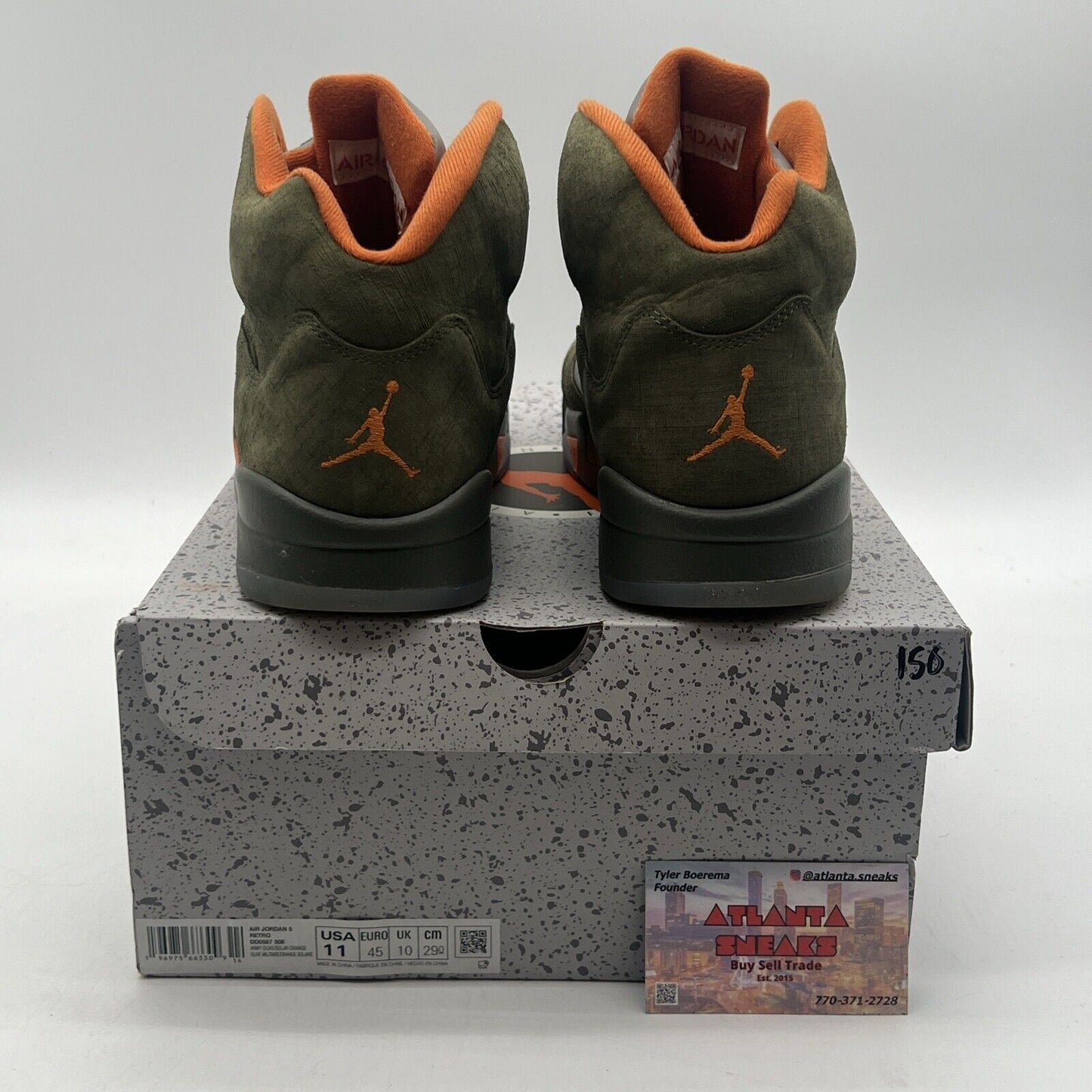 Size 11 - Air Jordan 5 Retro 2024 Olive Orange Icey (DD0587-308)