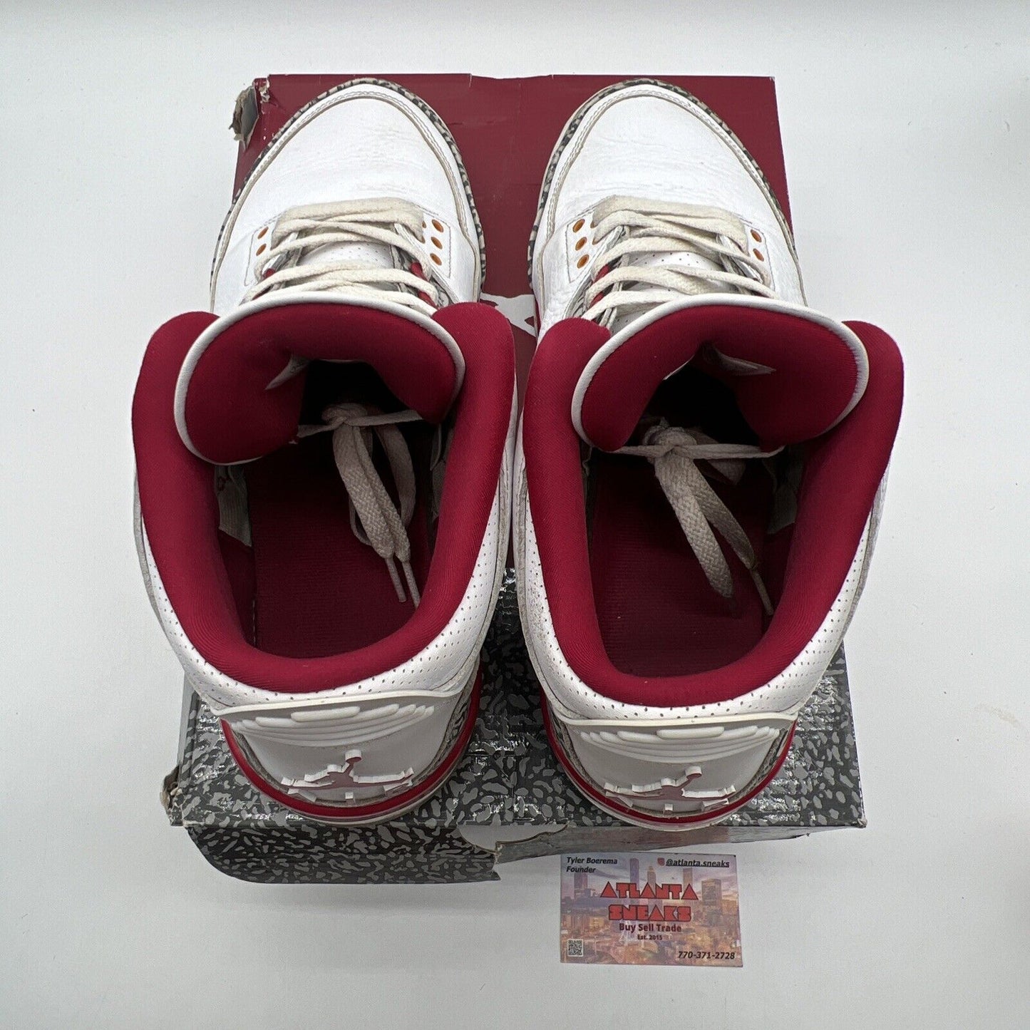 Size 12 - Jordan 3 Retro Mid Cardinal Red White Grey Yellow (CT8532-126)