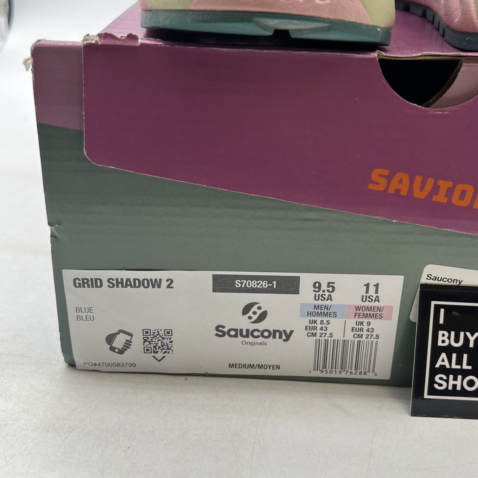 Size 9.5 - Jae Tips x Saucony Grid Shadow 2 What's the Occasion - Wear To A Date