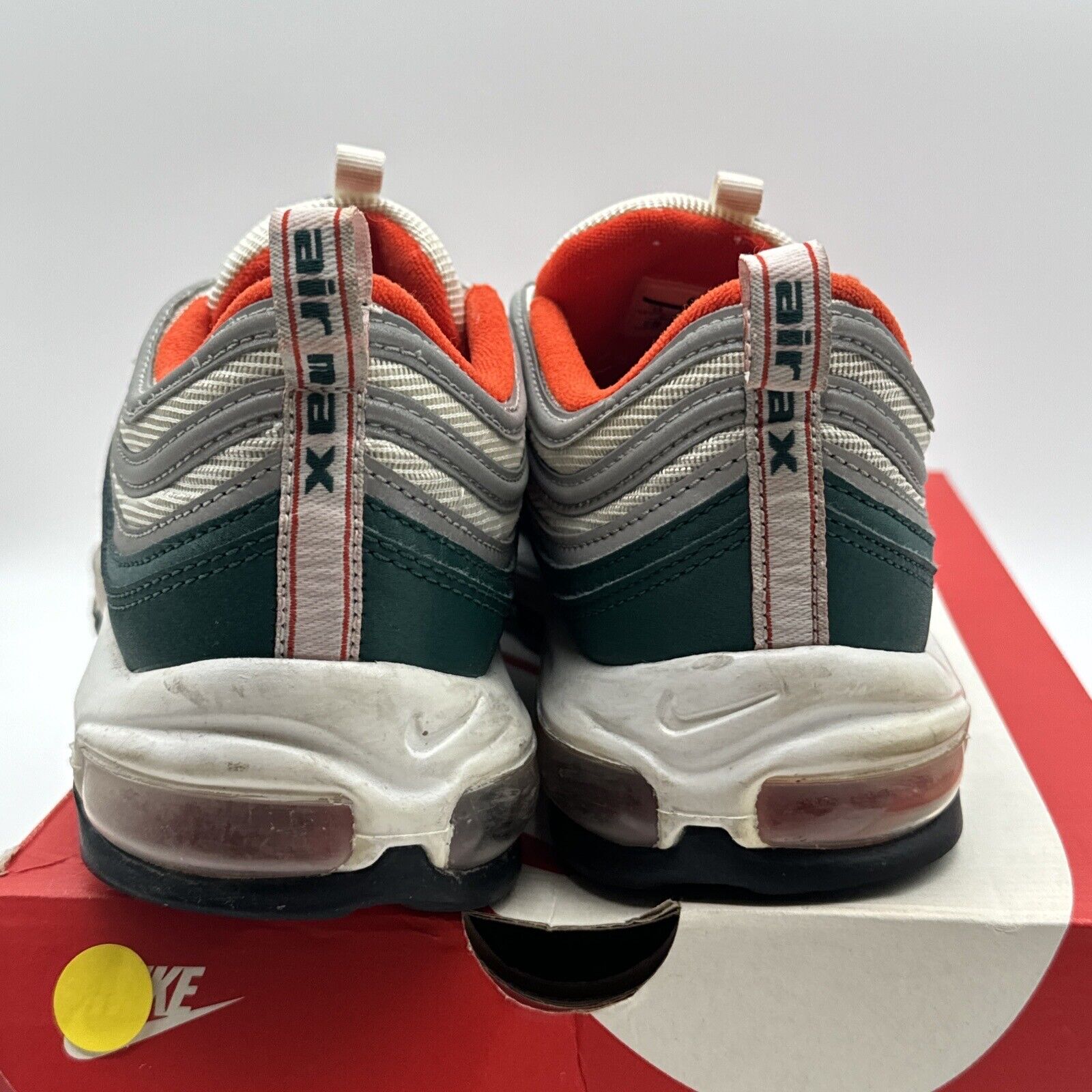 Size 12 - Nike Air Max 97 Miami Dolphins 2018 Rainforest Green Silver Reflective