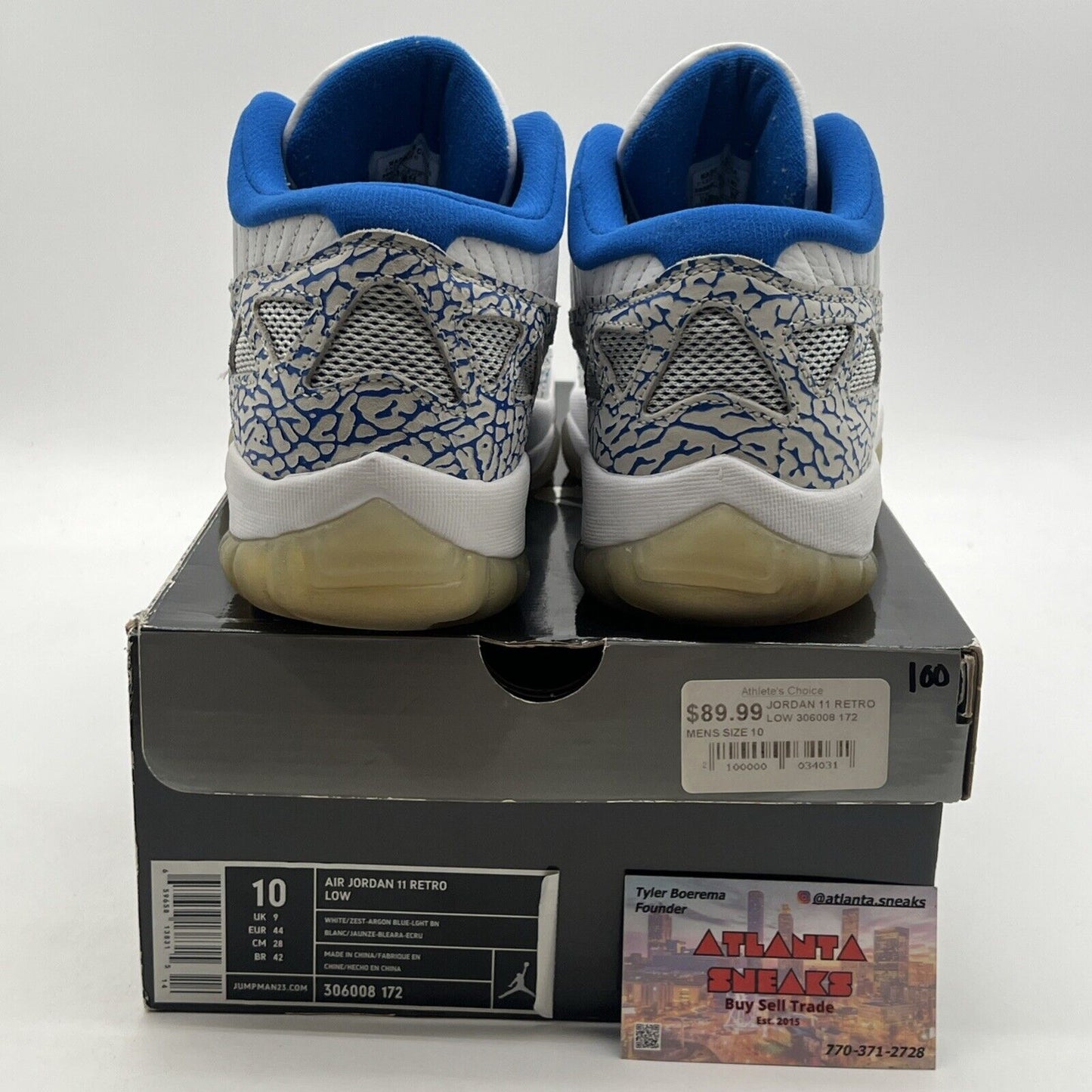 Size 10 - Air Jordan 11 Retro Low IE (306008-172)