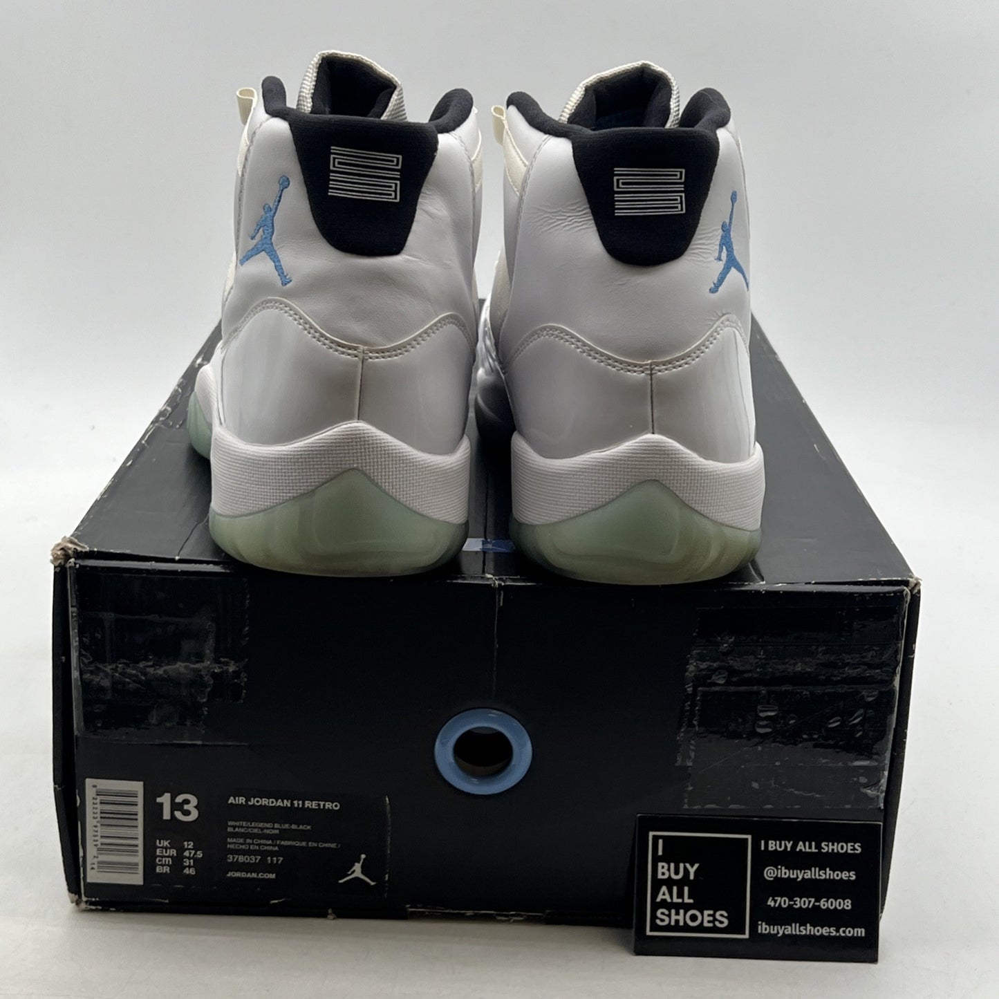 Size 13 - Air Jordan 11 Retro High Legend Blue (378037-117)
