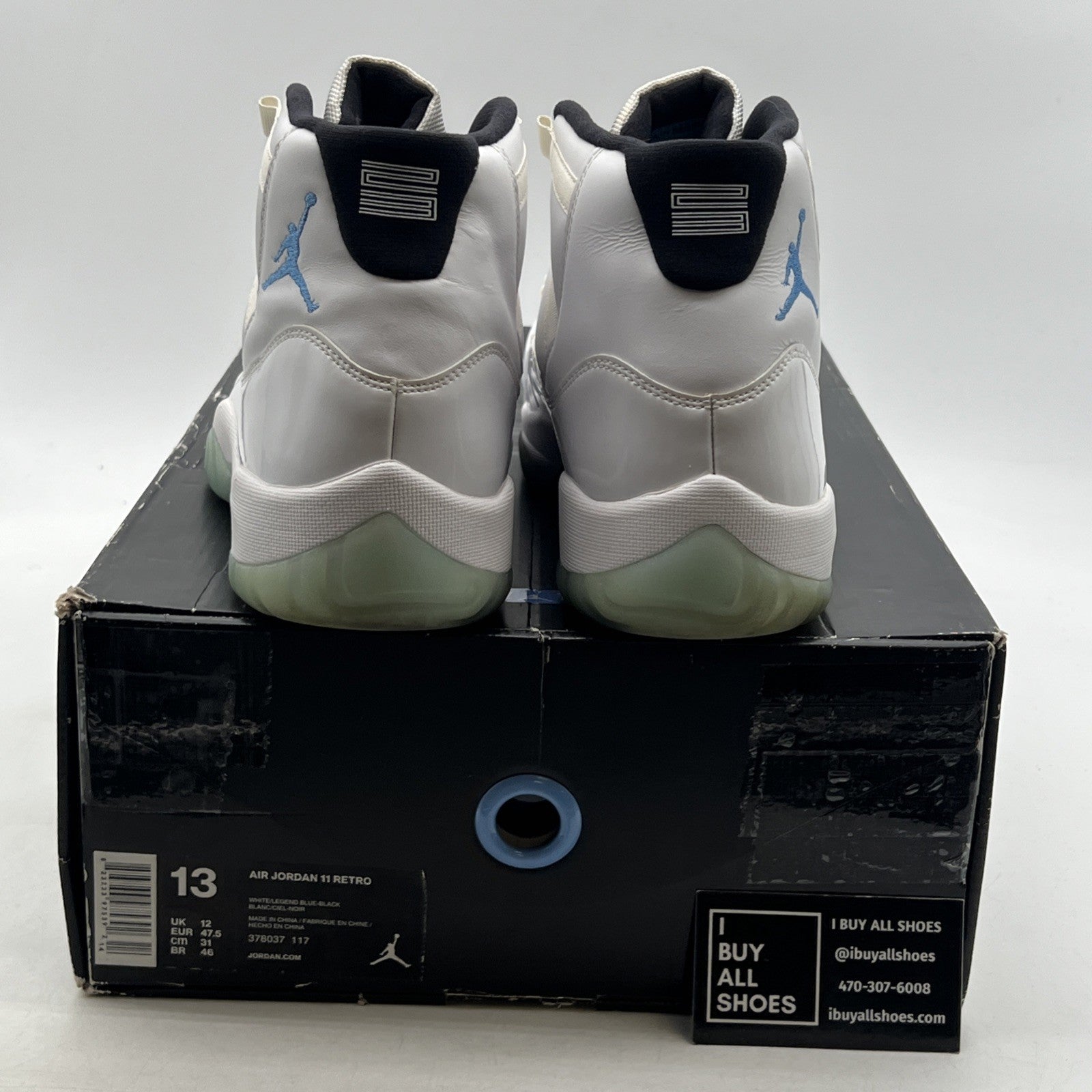 Size 13 - Air Jordan 11 Retro High Legend Blue (378037-117)