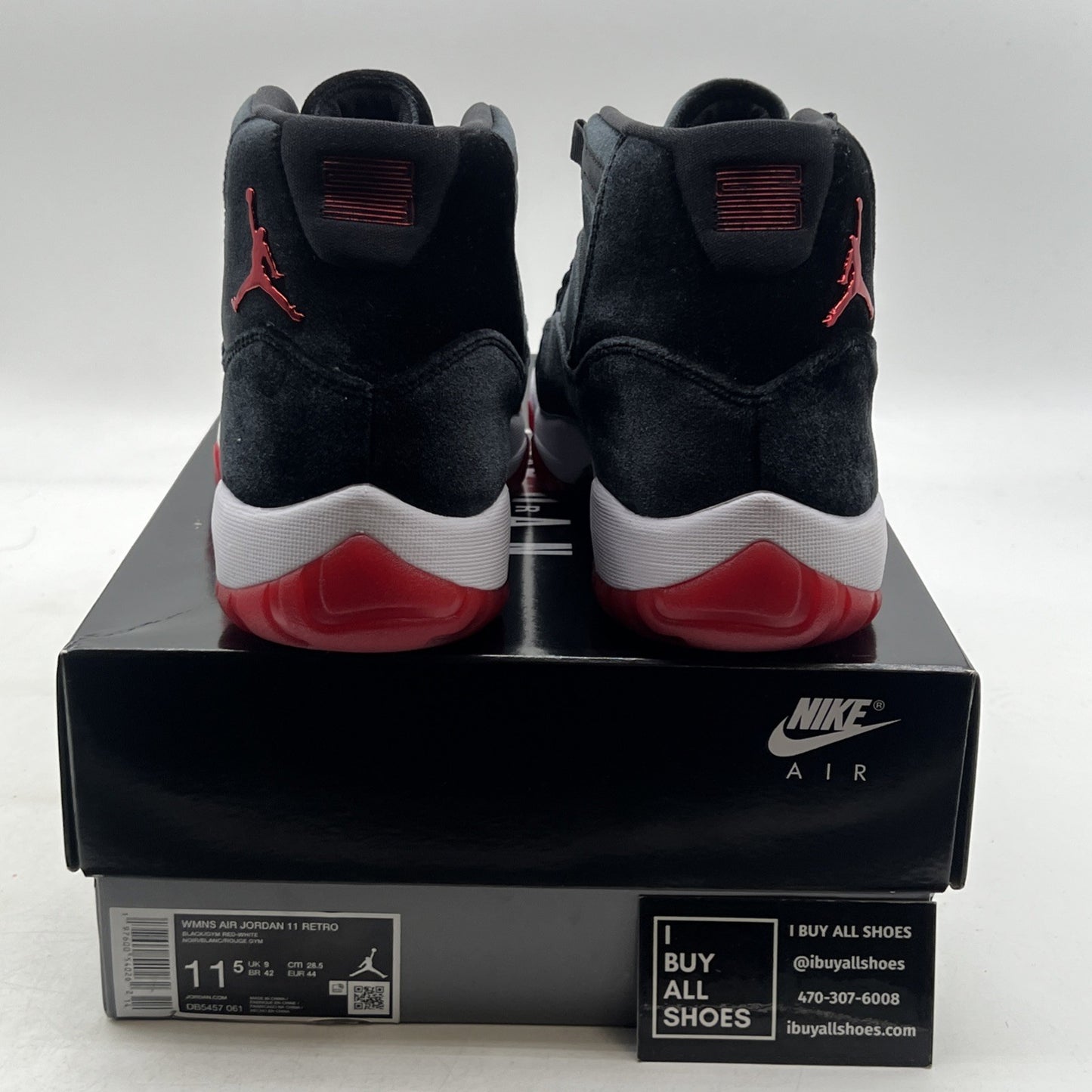 Size 11.5 - Air Jordan 11 Retro Bred Velvet W (DB5457-061)