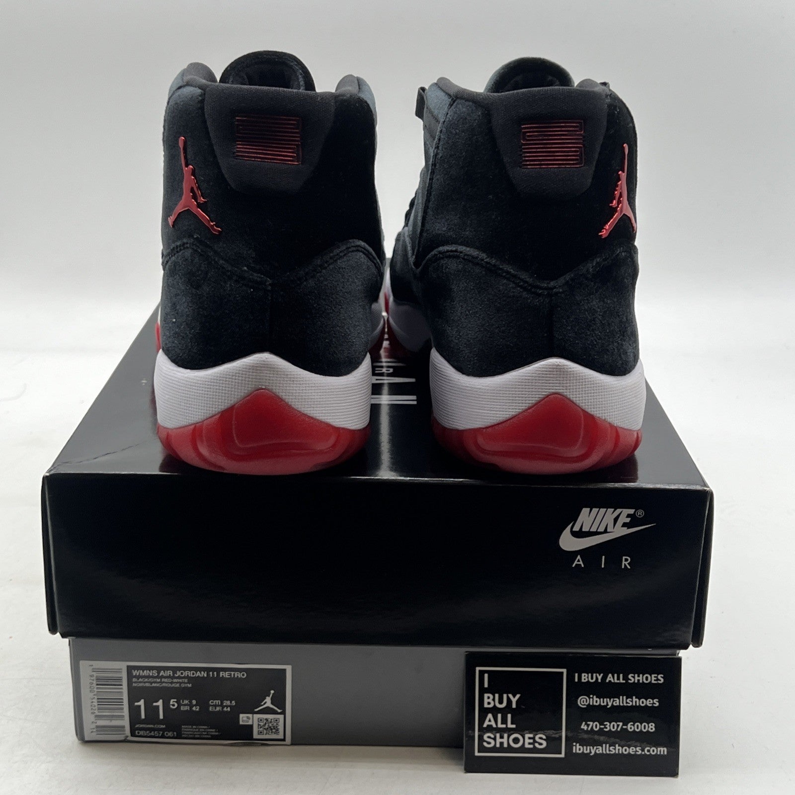 Size 11.5 - Air Jordan 11 Retro Bred Velvet W (DB5457-061)