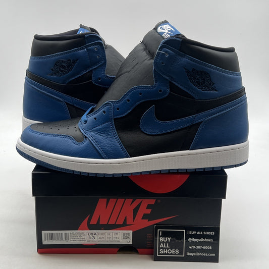 Size 13 - Air Jordan 1 Retro OG High Dark Marina Blue (555088-404)