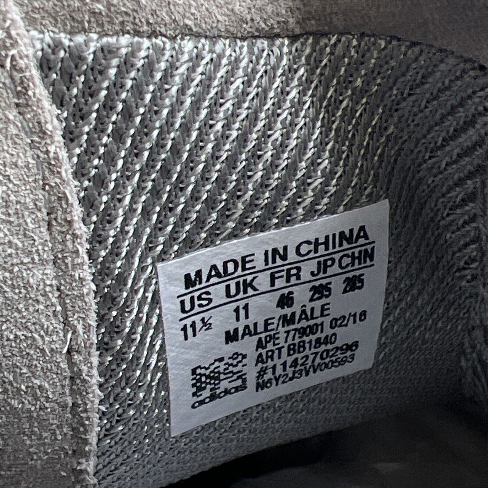 Size 11.5 - adidas Yeezy Boost 750 Grey Gum Suede (BB1840)
