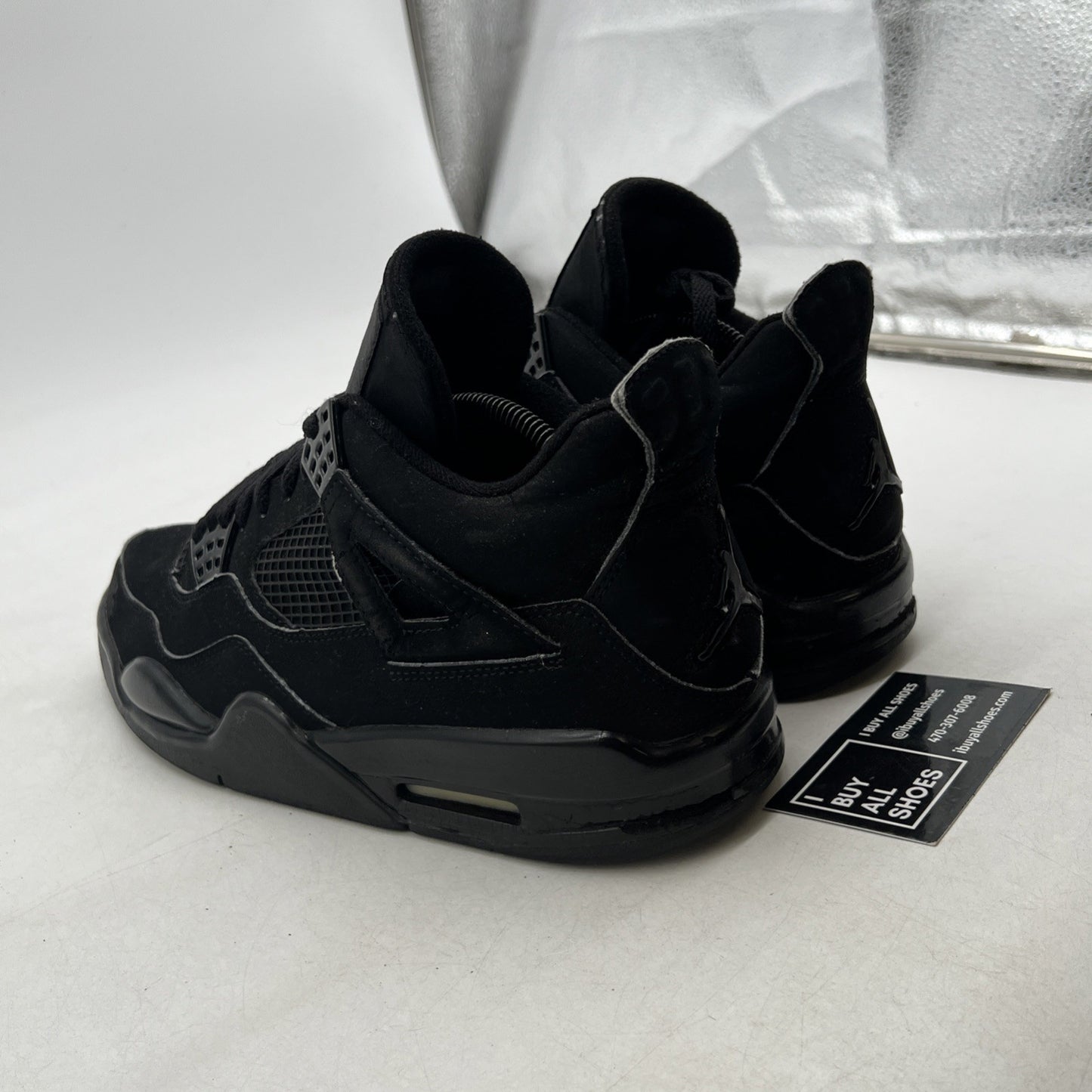 Size 9.5 - Air Jordan 4 Retro Mid Black Cat 2006 (CU1110-010)