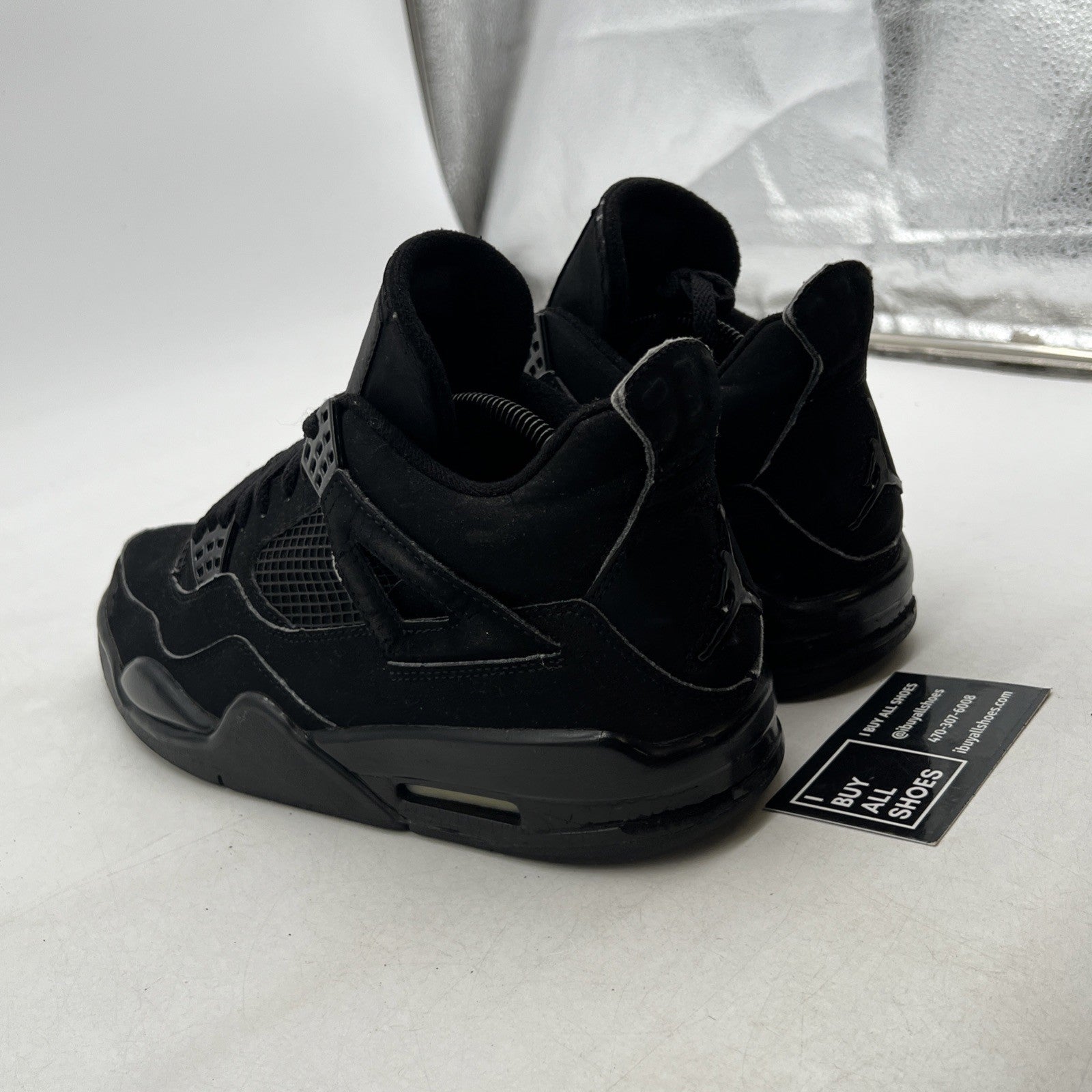 Size 9.5 - Air Jordan 4 Retro Mid Black Cat 2006 (CU1110-010)