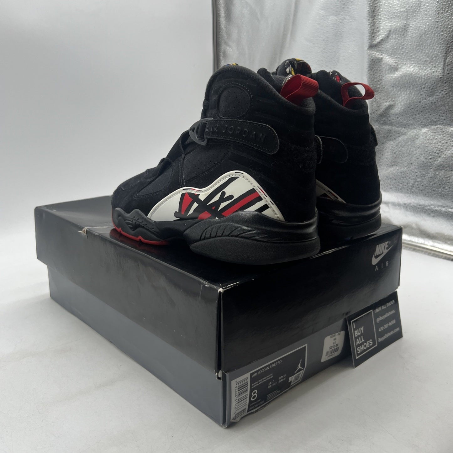 Size 8 - Air Jordan 8 Retro Mid Playoff (305381-062)