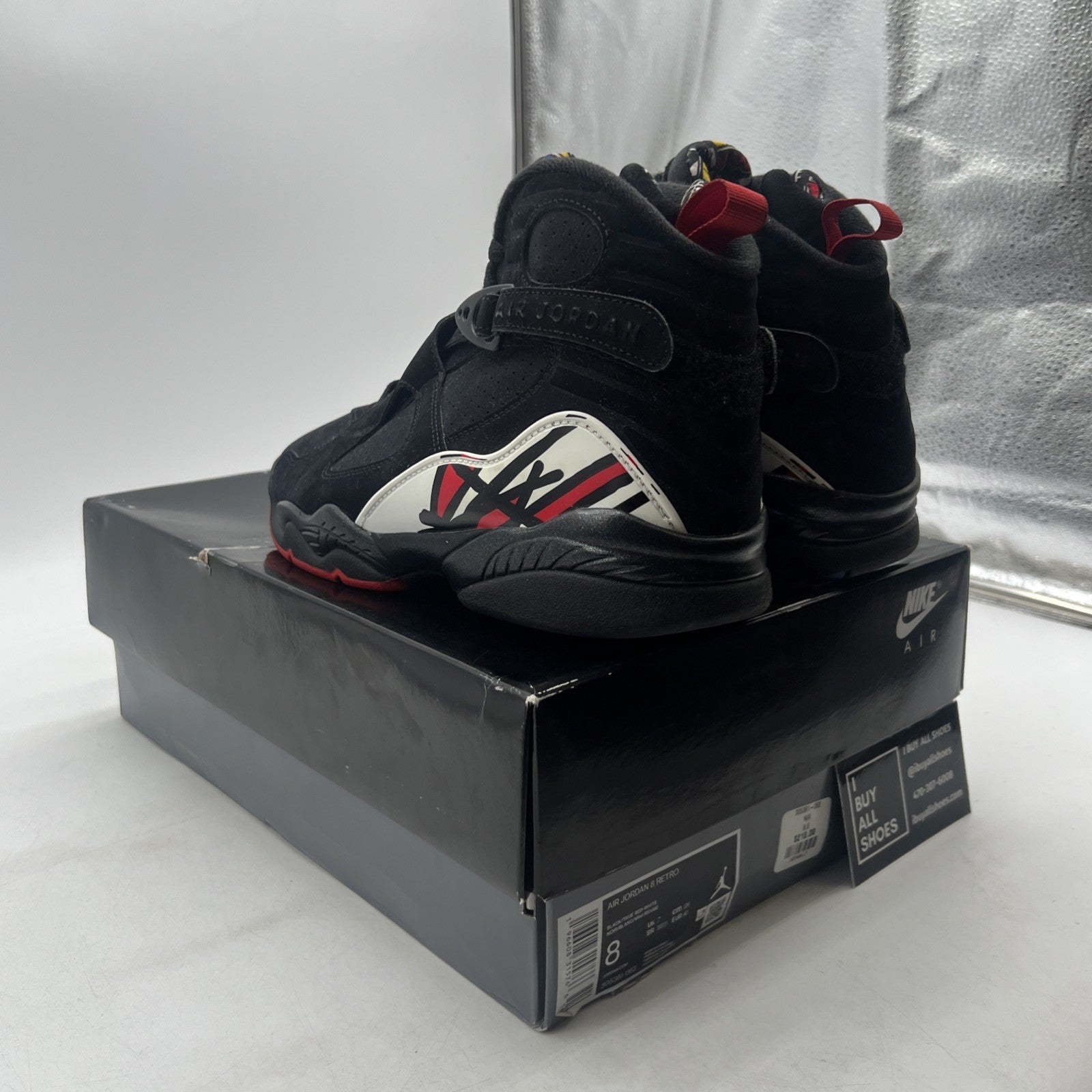 Size 8 - Air Jordan 8 Retro Mid Playoff (305381-062)