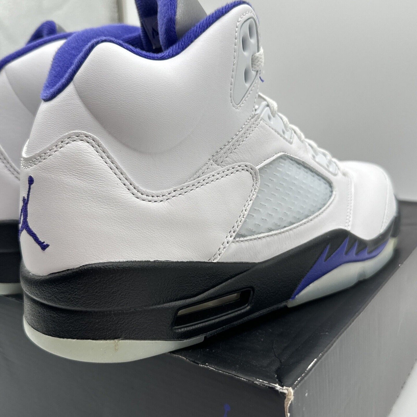 Size 9.5 - Jordan 5 Concord 2022 Tried On OG All With Box White Leather Icy Sole