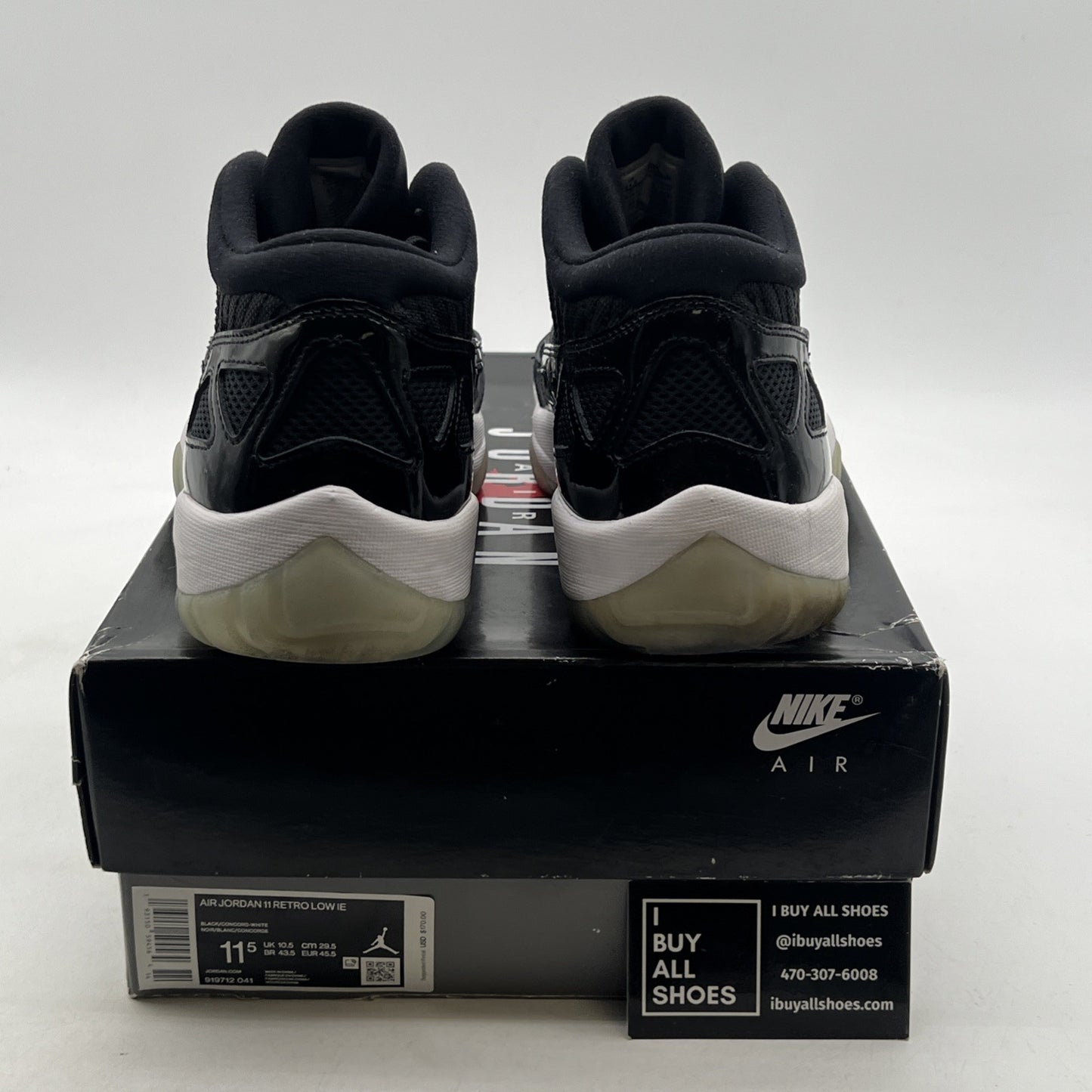 Size 11.5 - Air Jordan 11 Retro IE Low Space Jam (919712-041)
