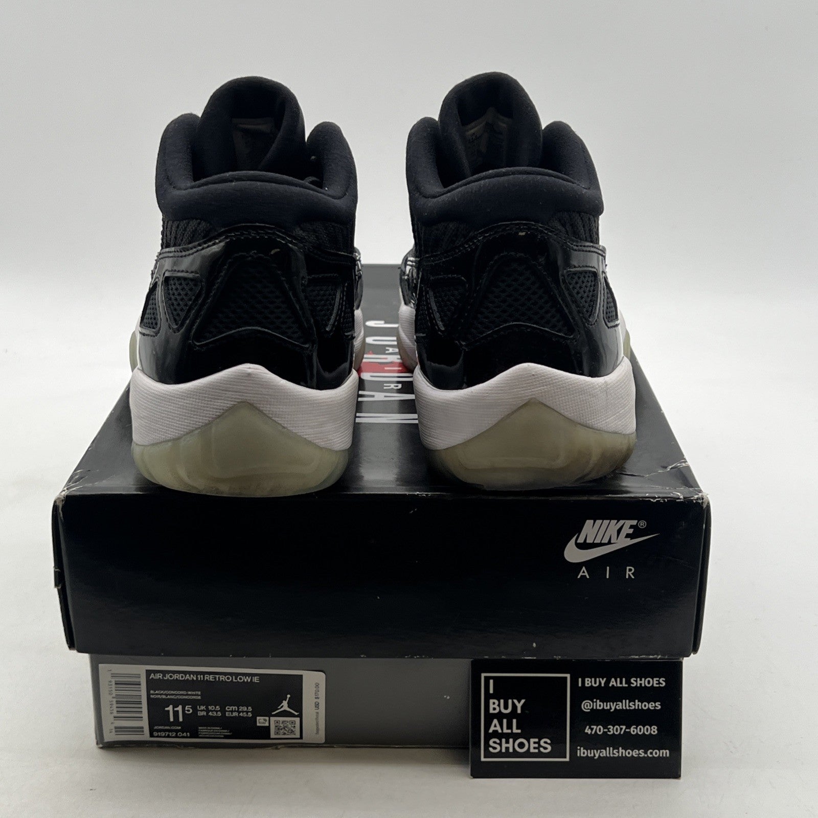 Size 11.5 - Air Jordan 11 Retro IE Low Space Jam (919712-041)