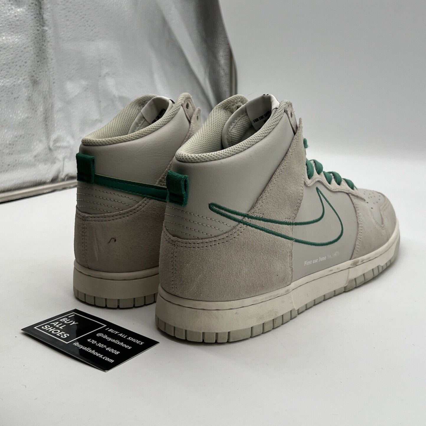 Size 11.5 - Nike Dunk SE High First Use Pack - Green Noise (DH0960-001)