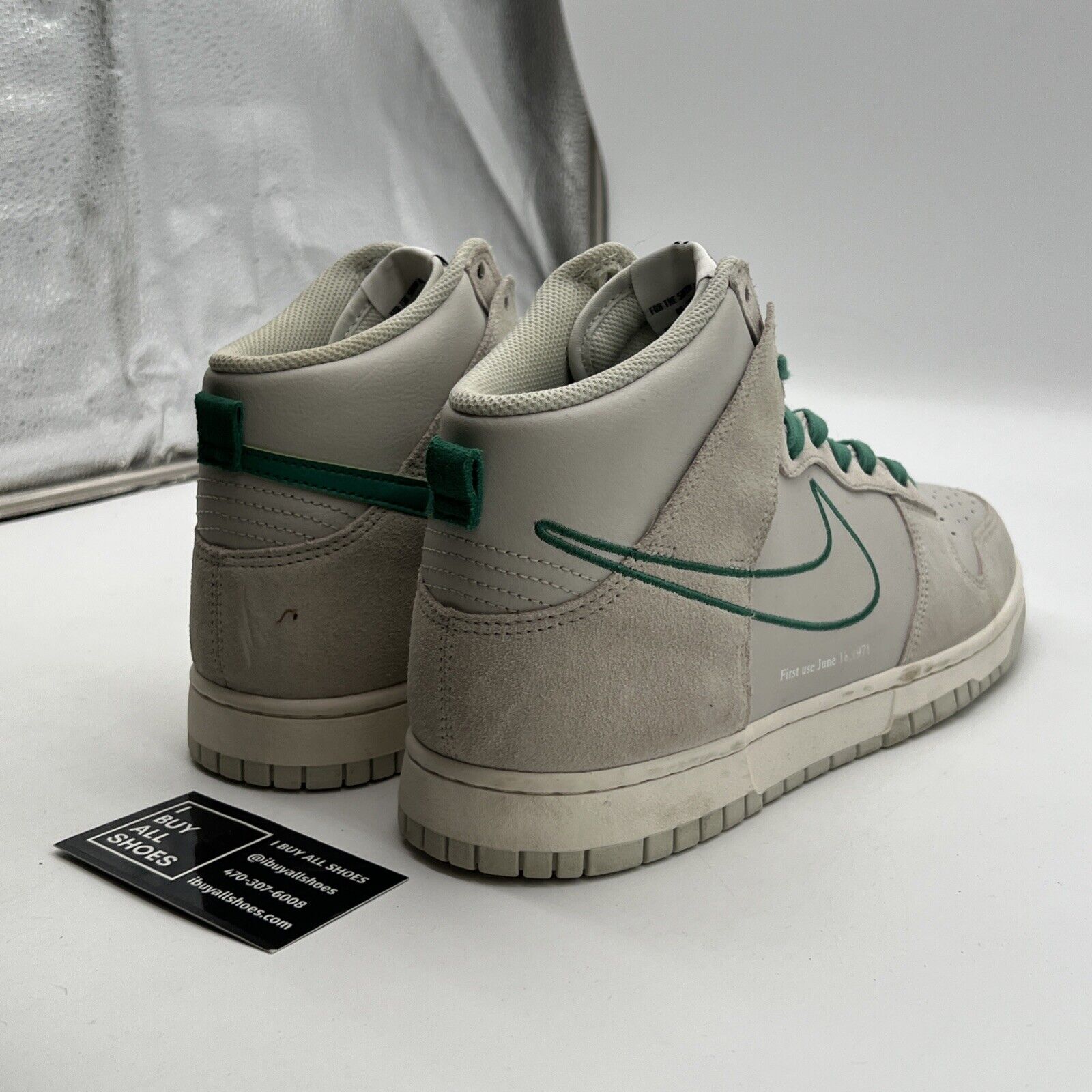 Size 11.5 - Nike Dunk SE High First Use Pack - Green Noise (DH0960-001)